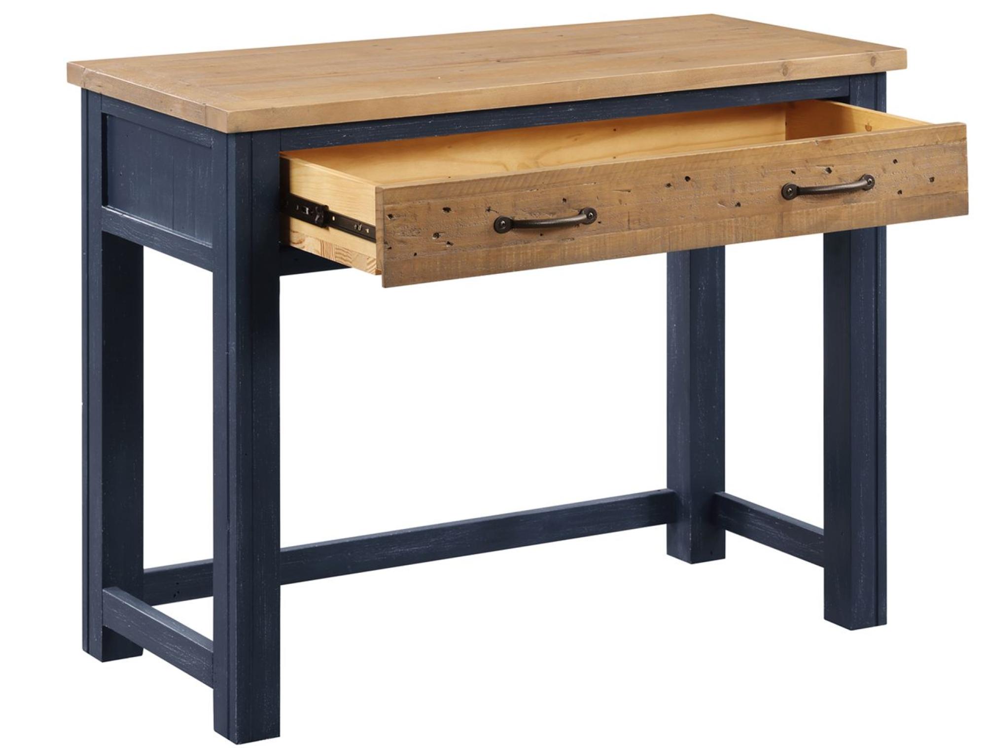 Product photograph of Splash Of Blue 1 Drawer Desk from Choice Furniture Superstore.