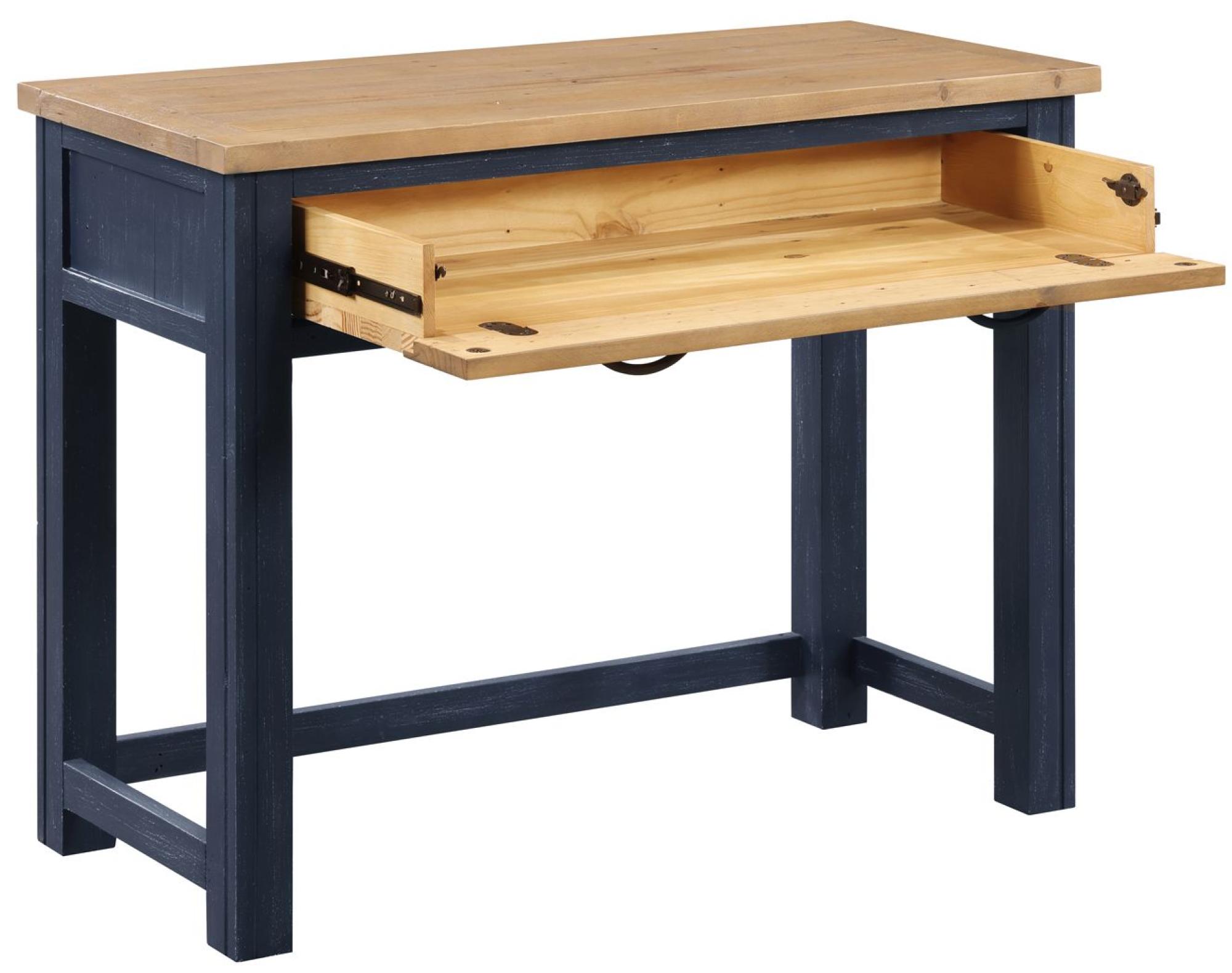 Product photograph of Splash Of Blue 1 Drawer Desk from Choice Furniture Superstore.