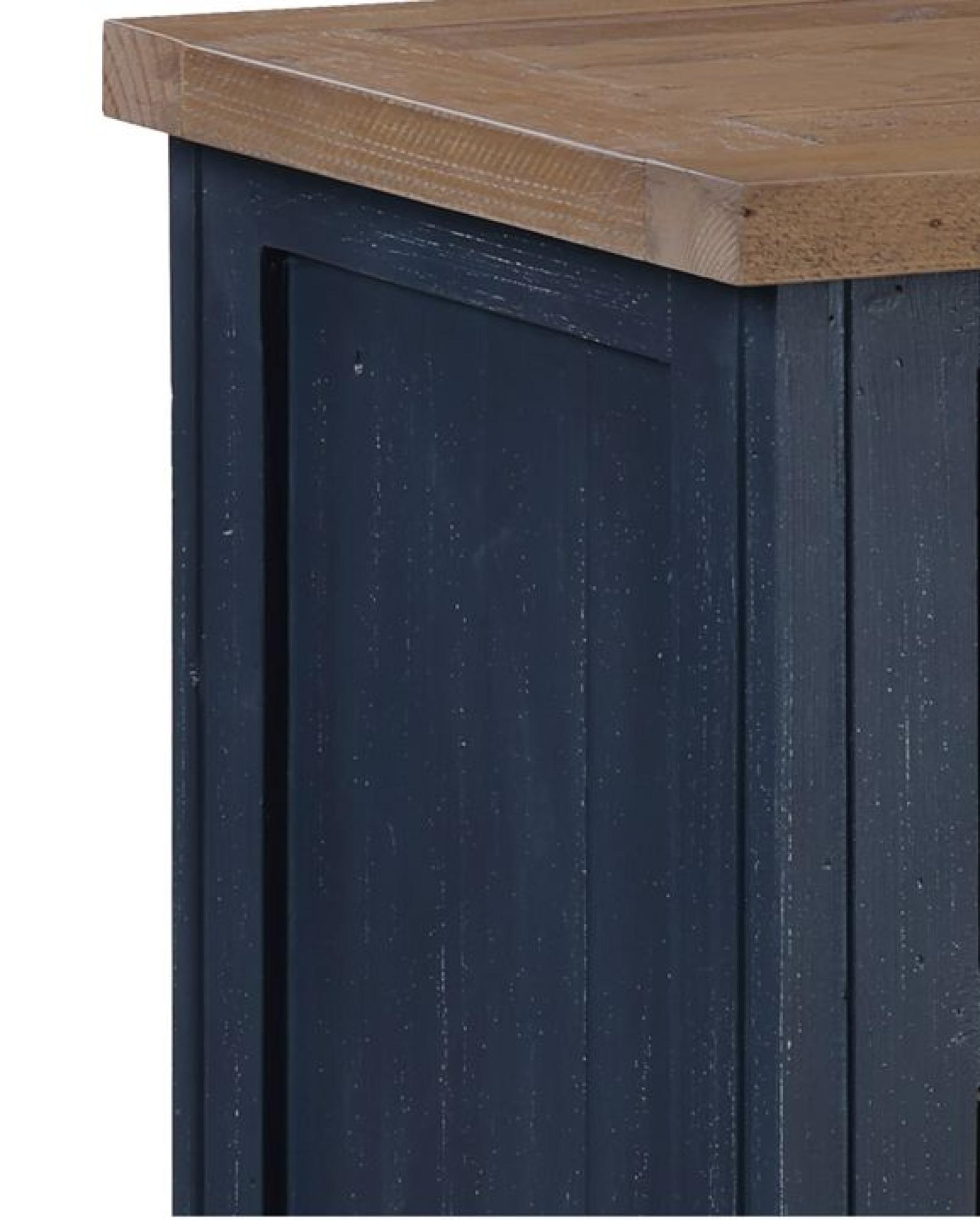 Product photograph of Splash Of Blue 1 Drawer Desk from Choice Furniture Superstore.