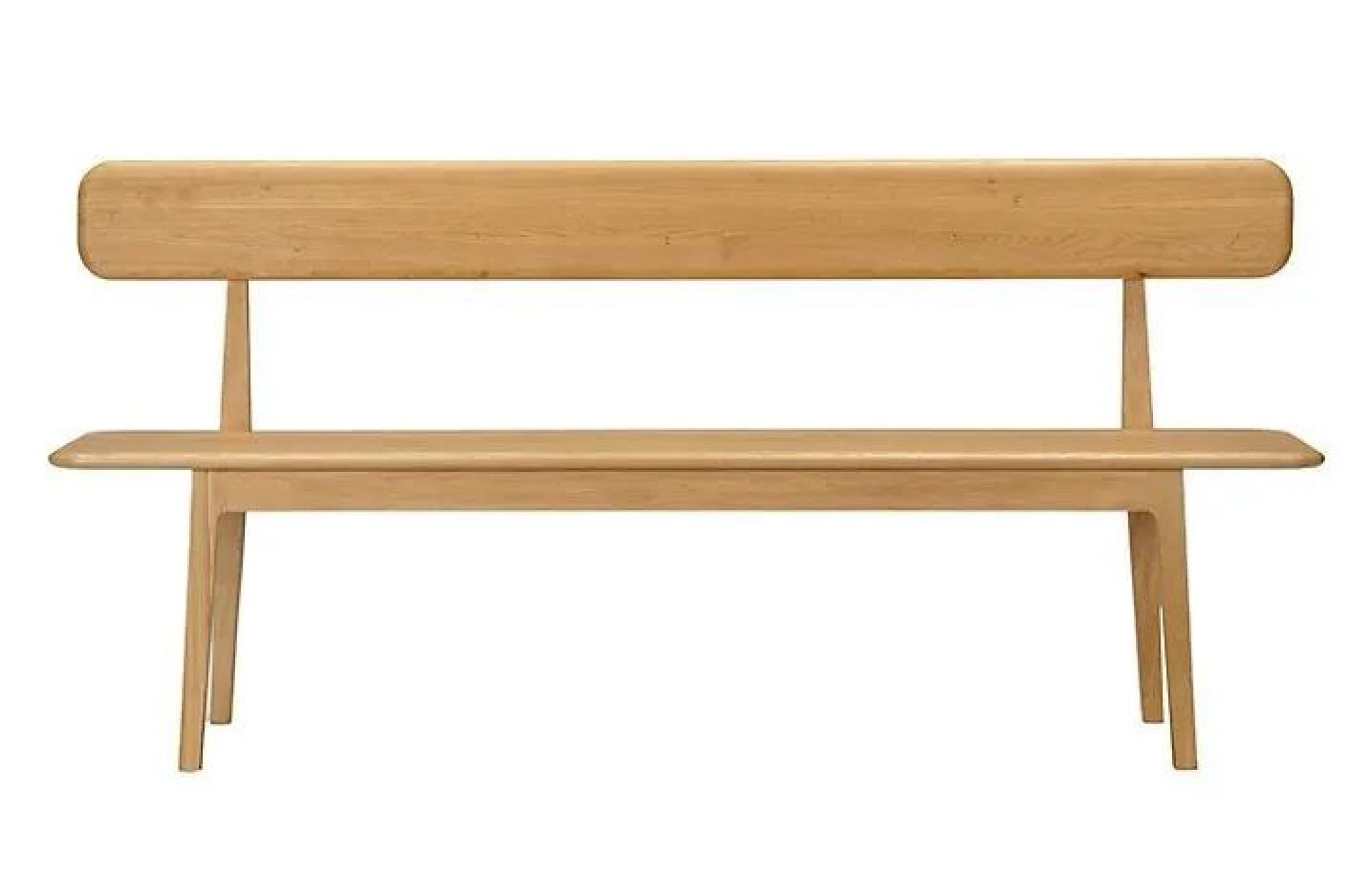 Product photograph of Clearance - Hudson Oak Dining Bench - Fs711 from Choice Furniture Superstore.