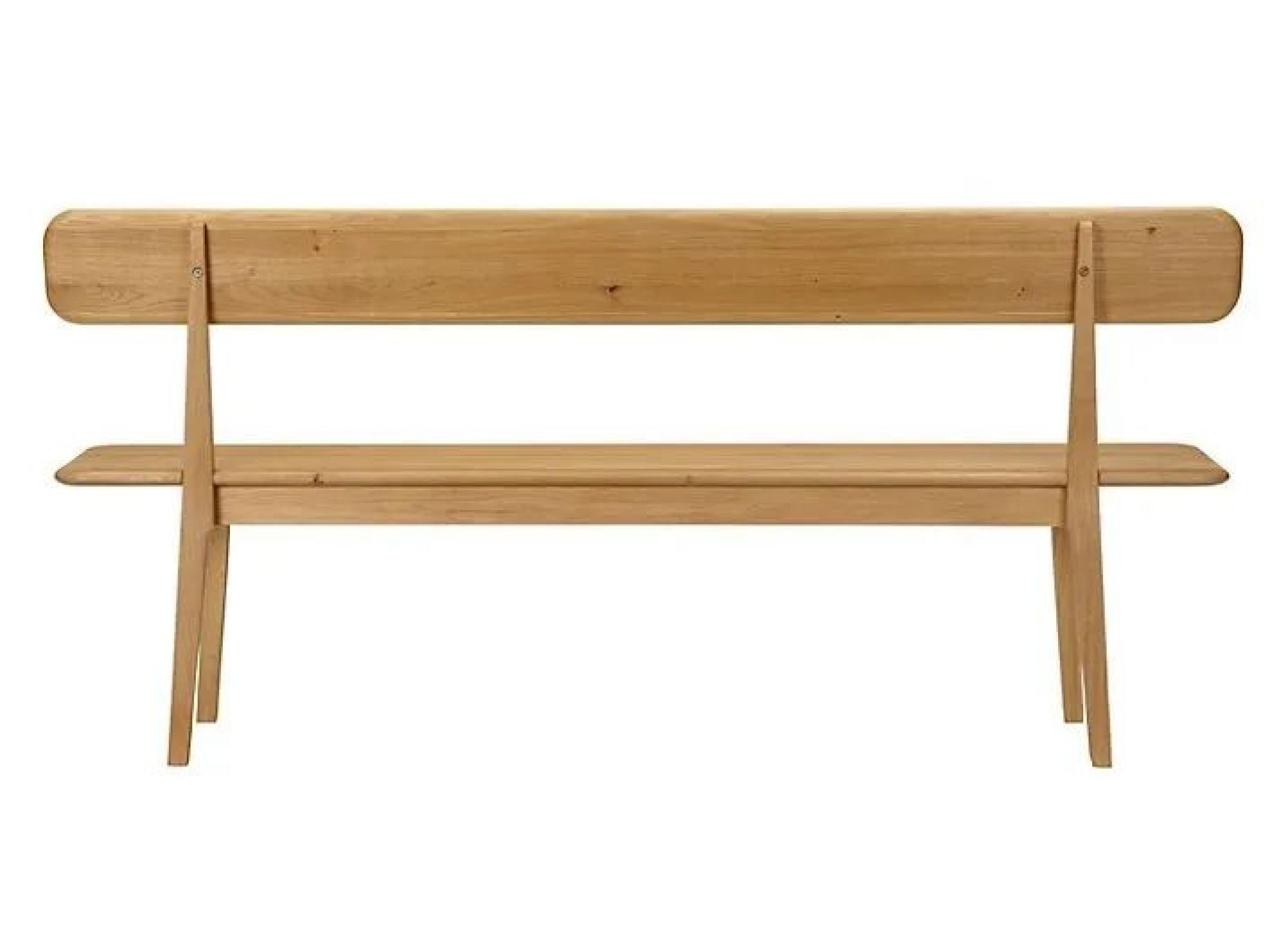 Product photograph of Clearance - Hudson Oak Dining Bench - Fs711 from Choice Furniture Superstore.