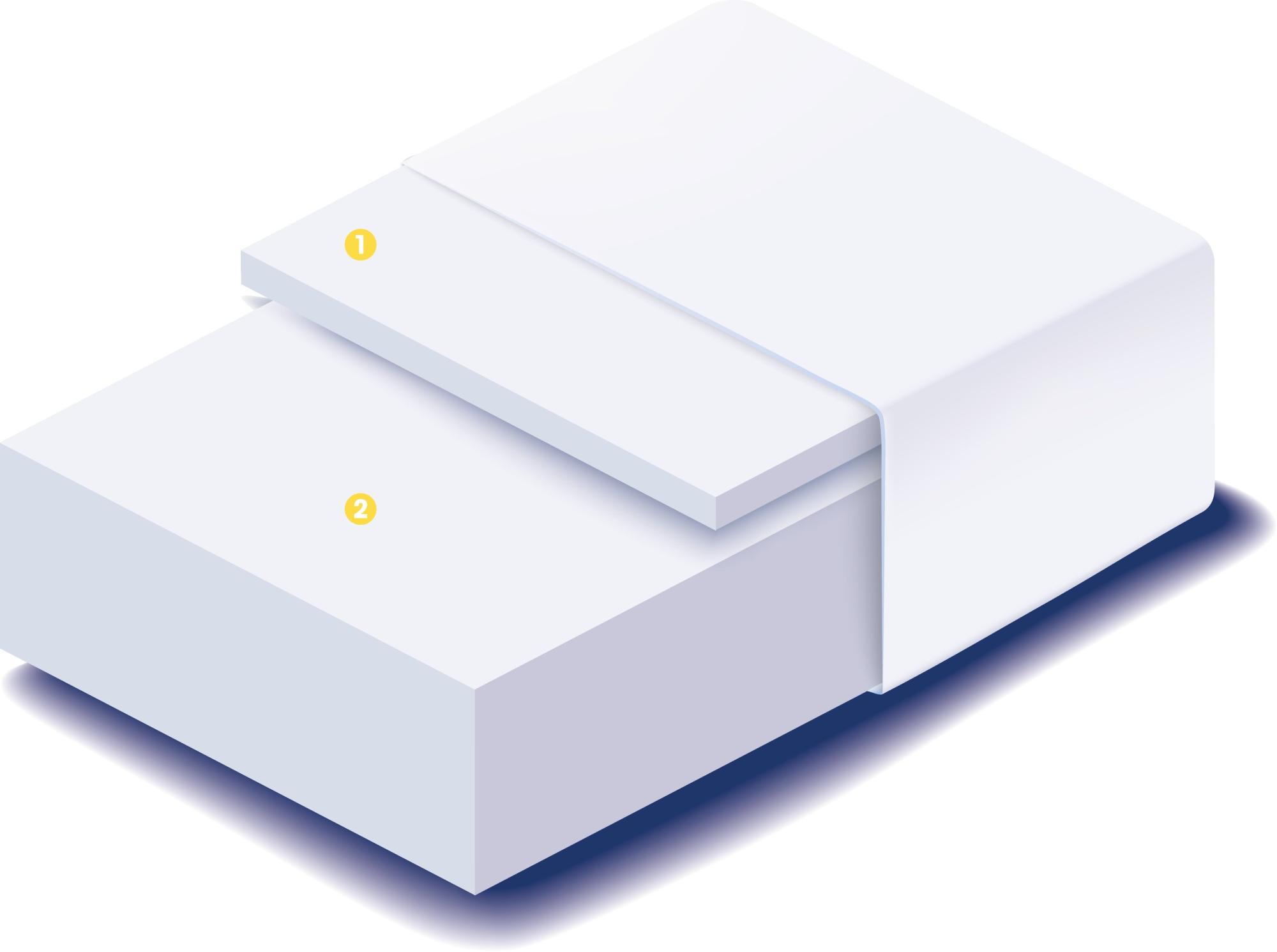 Product photograph of Sunrise Wave Plus 14cm Deep Mattress - Sizes Available from Choice Furniture Superstore.