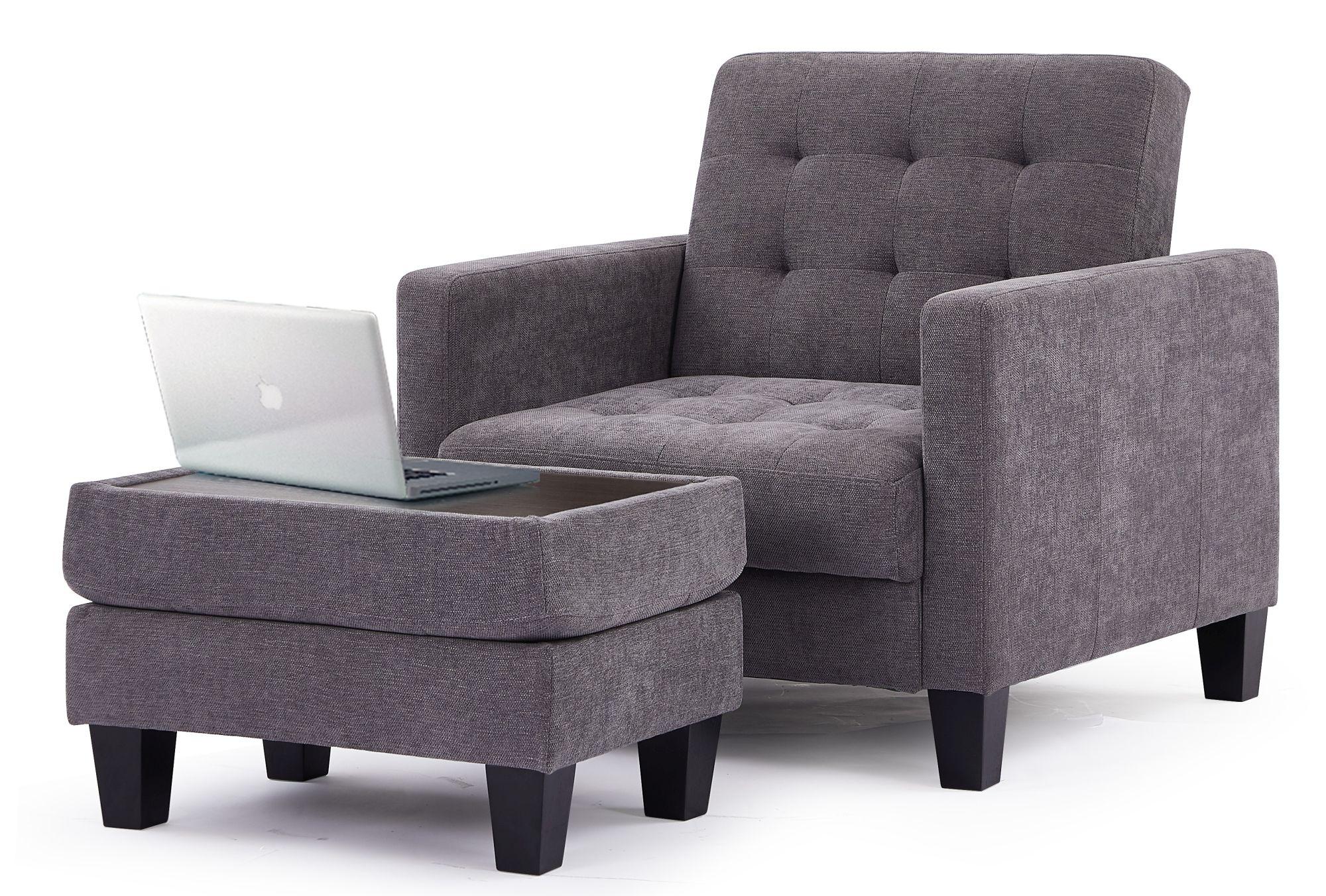 Product photograph of Halia Dark Grey Fabric Click Clack Chair Bed from Choice Furniture Superstore.