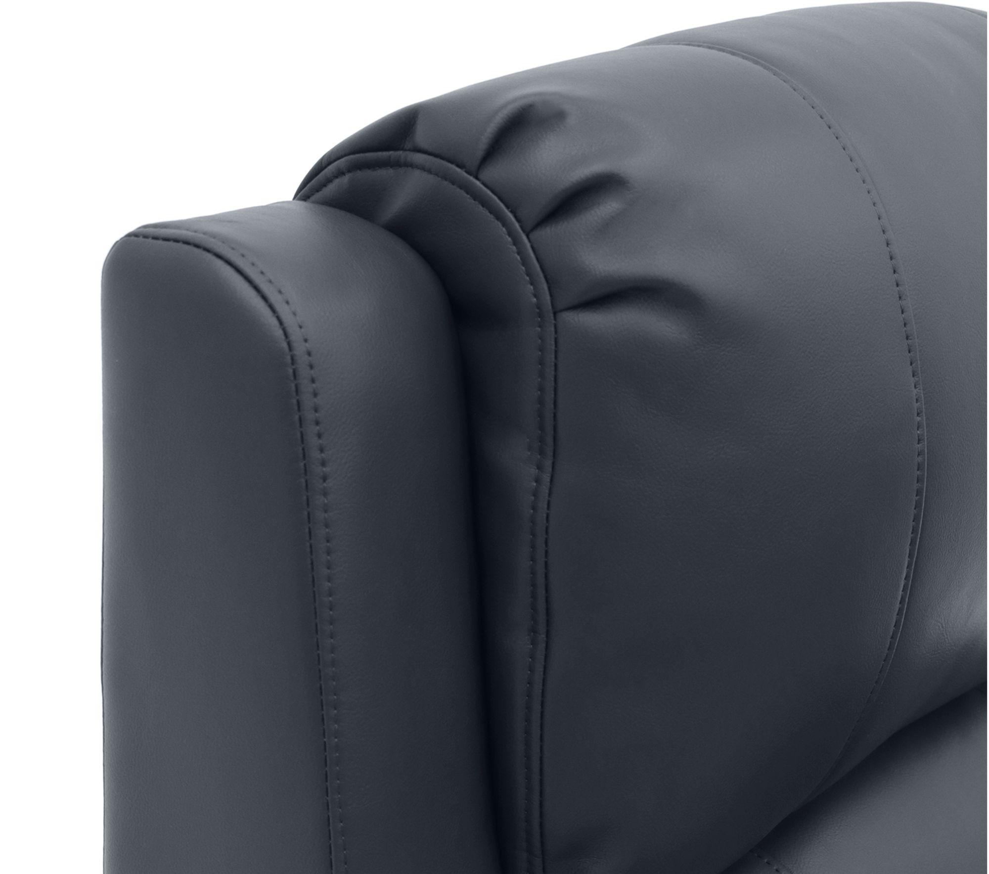 Product photograph of Axel Grey Faux Leather Electric Recliner Armchair from Choice Furniture Superstore.