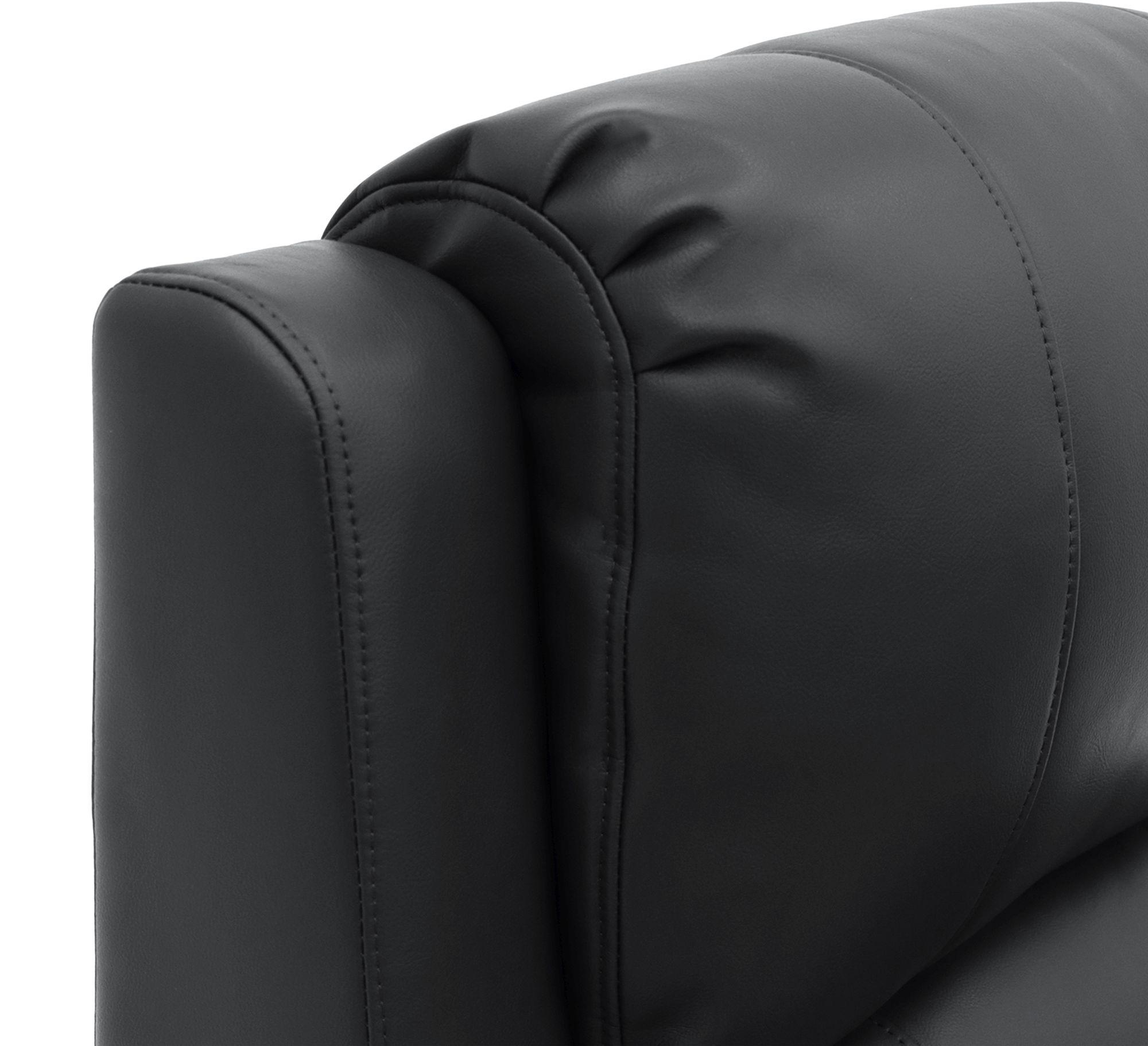 Product photograph of Axel Black Faux Leather Electric Recliner Armchair from Choice Furniture Superstore.