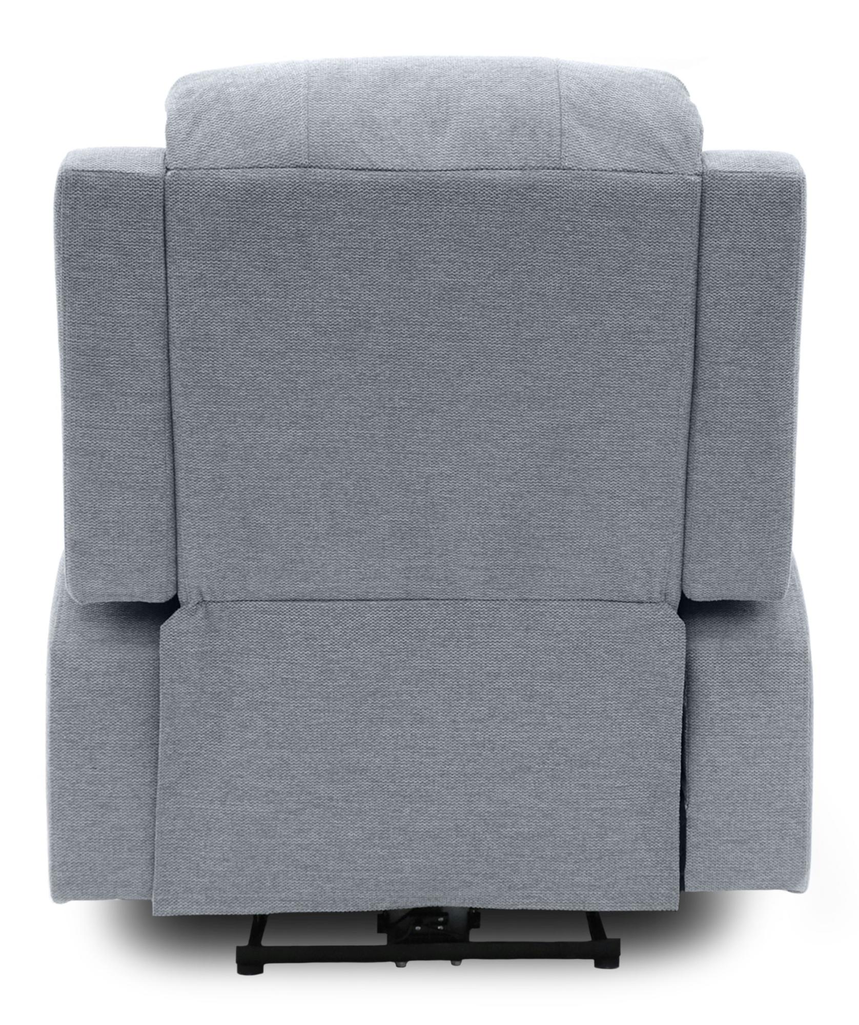 Product photograph of Axel Grey Fabric Electric Recliner Armchair from Choice Furniture Superstore.