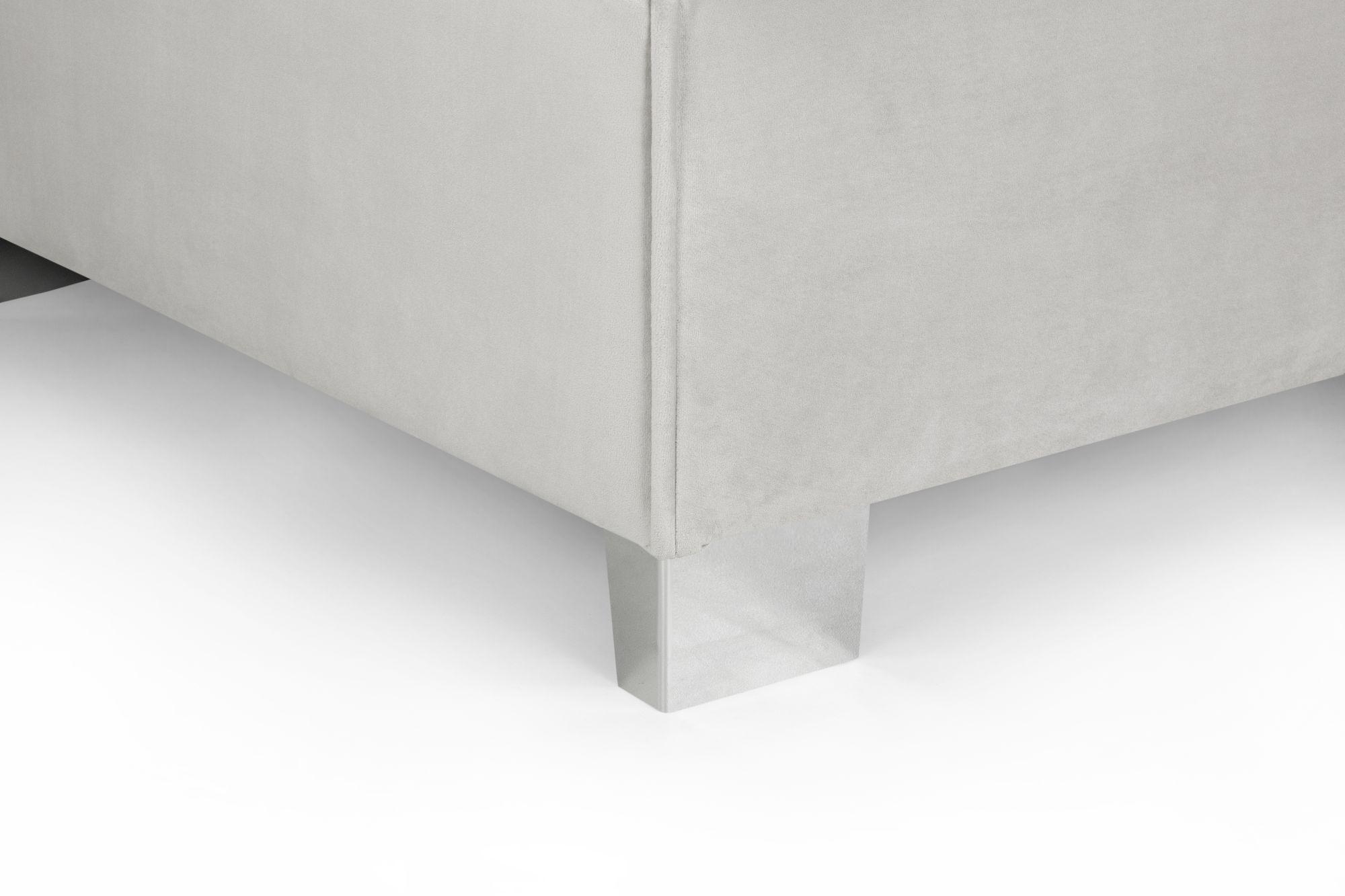 Product photograph of Sloane Silver Fabric U Shape Corner Sofa Suite from Choice Furniture Superstore.