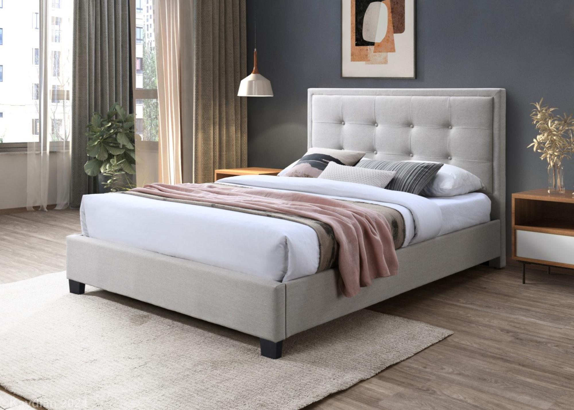 Product photograph of Kaydian Gainford Bolero Natural Fabric Storage Bed from Choice Furniture Superstore.