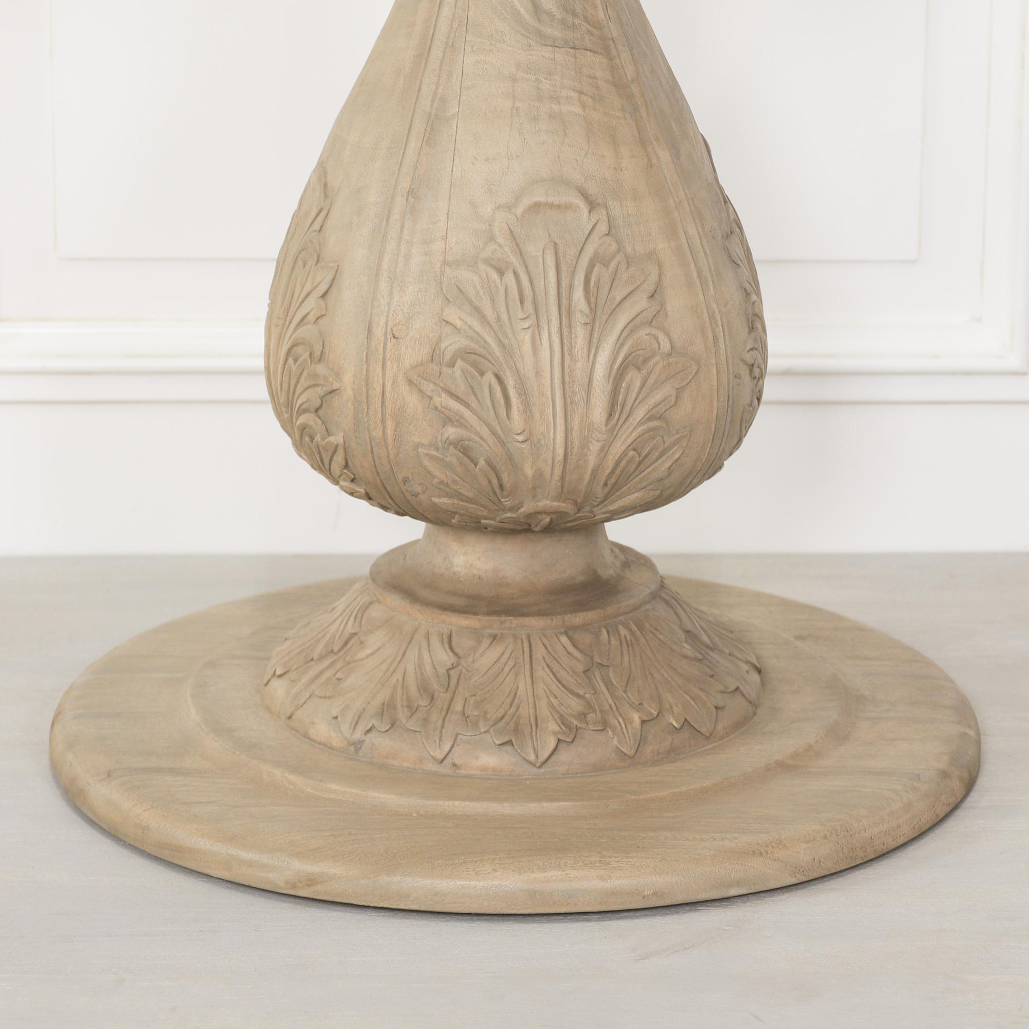 Product photograph of Rustic Light Wood 4 Seater Round Dining Table from Choice Furniture Superstore.