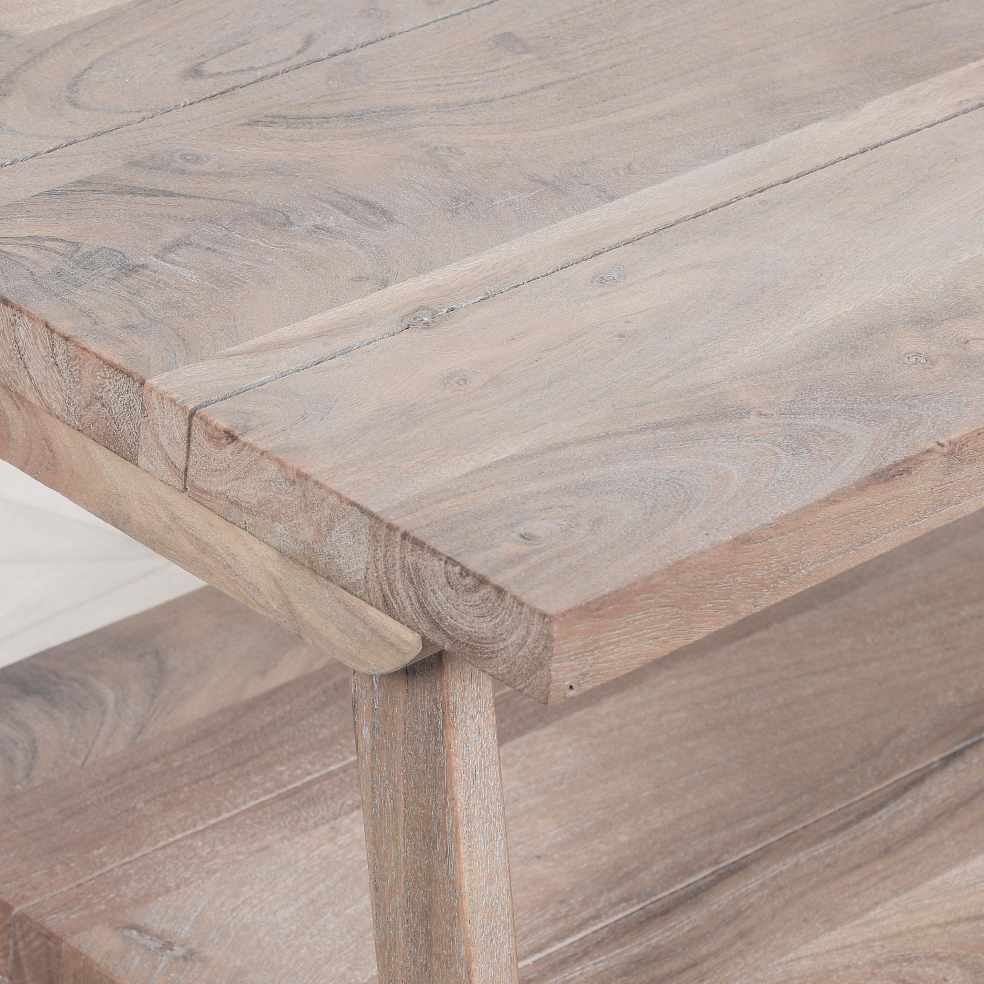 Product photograph of Rustic Acacia Wooden Small Coffee Table from Choice Furniture Superstore.