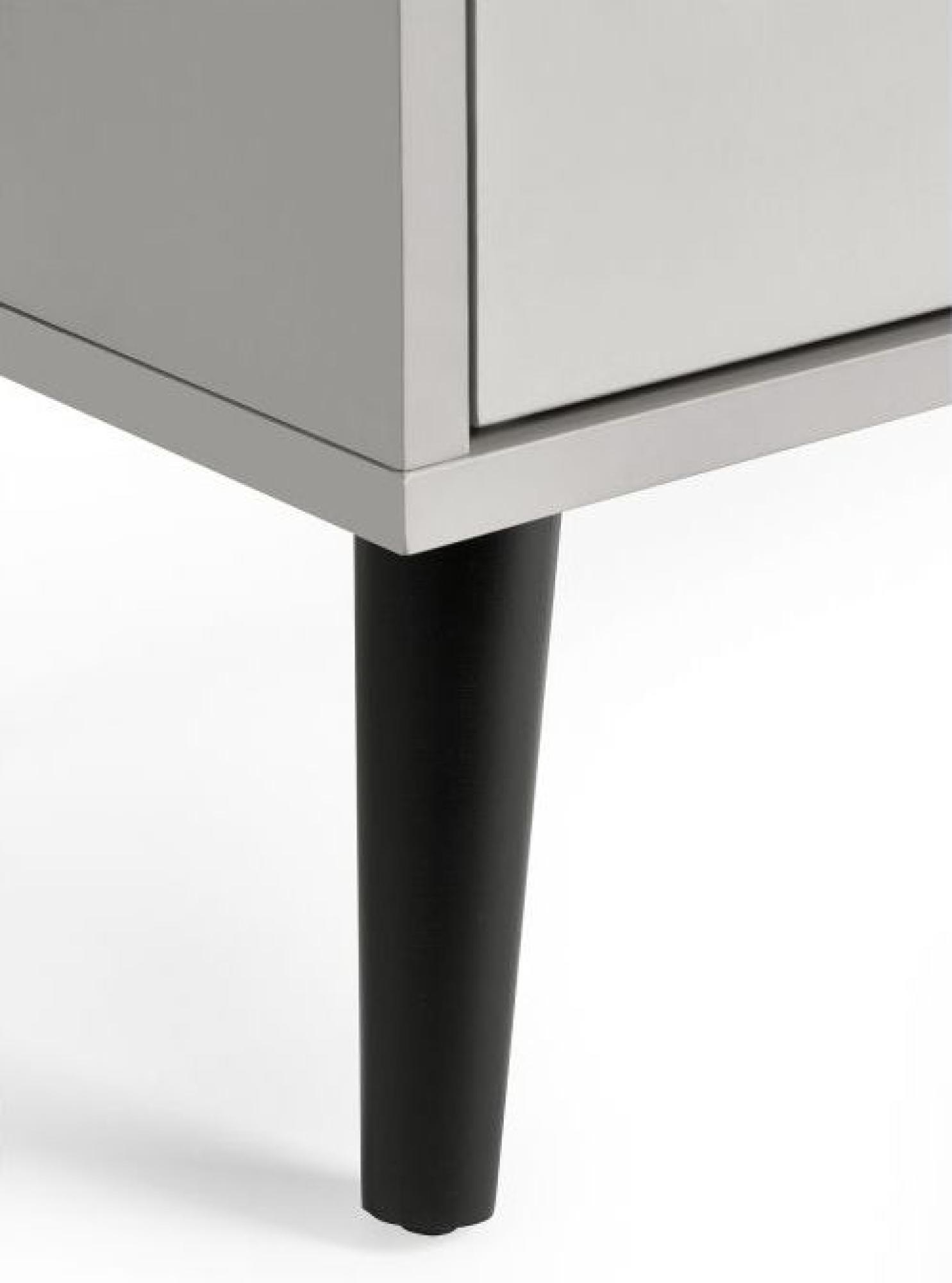 Product photograph of Alba Grey 4 Drawer Chest from Choice Furniture Superstore.