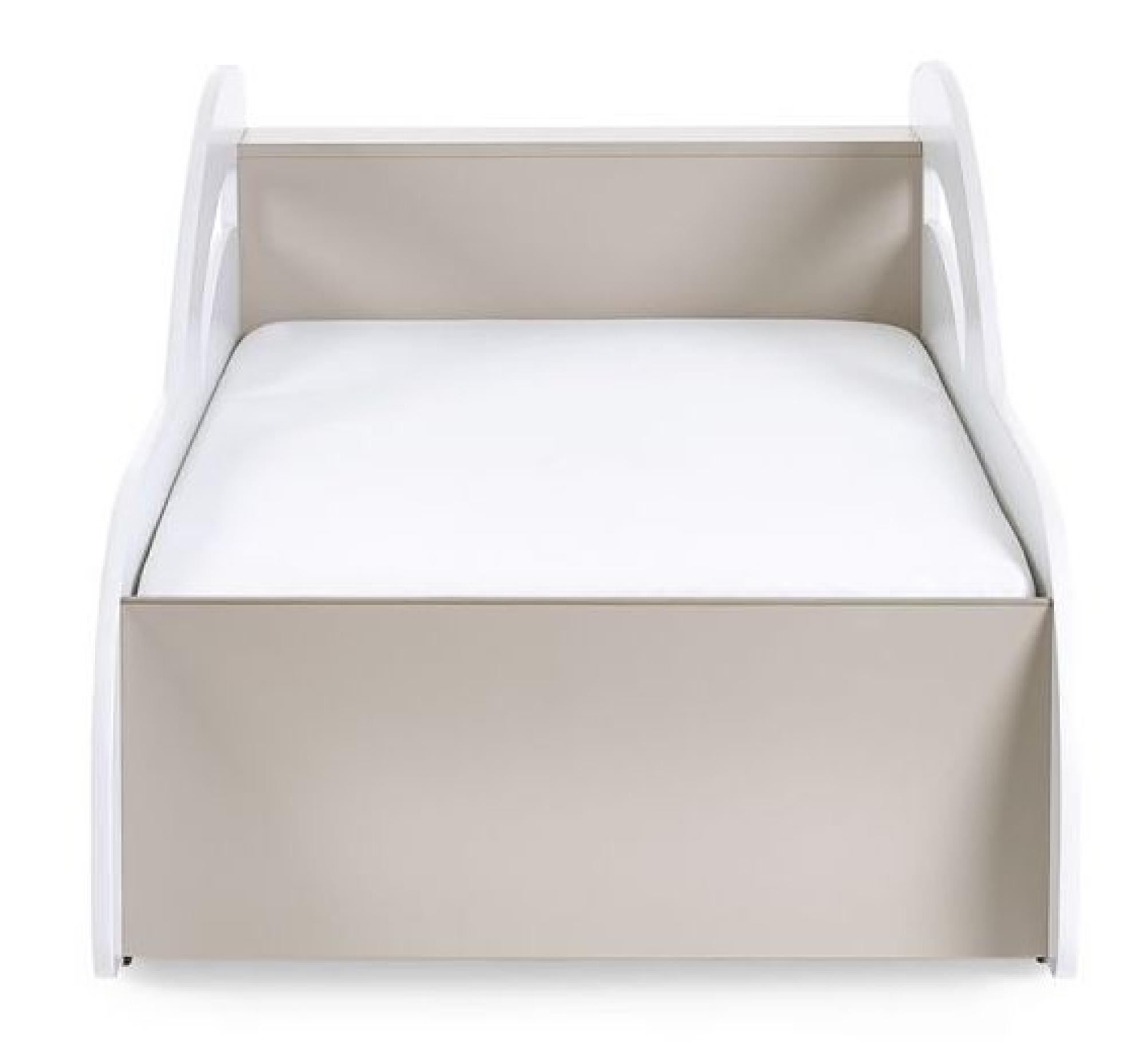 Product photograph of Atlantis White Toddler Kids Car Bed from Choice Furniture Superstore.