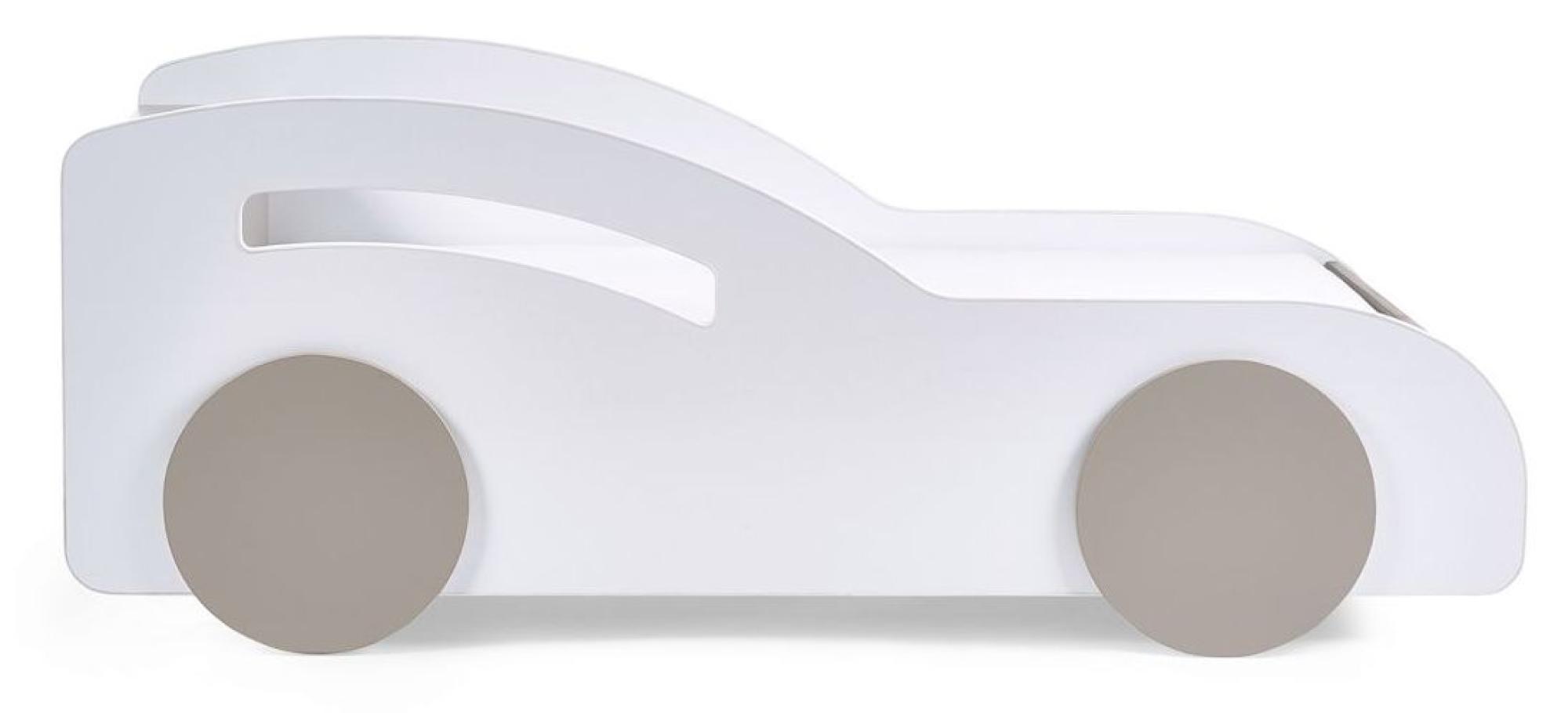 Product photograph of Atlantis White Toddler Kids Car Bed from Choice Furniture Superstore.