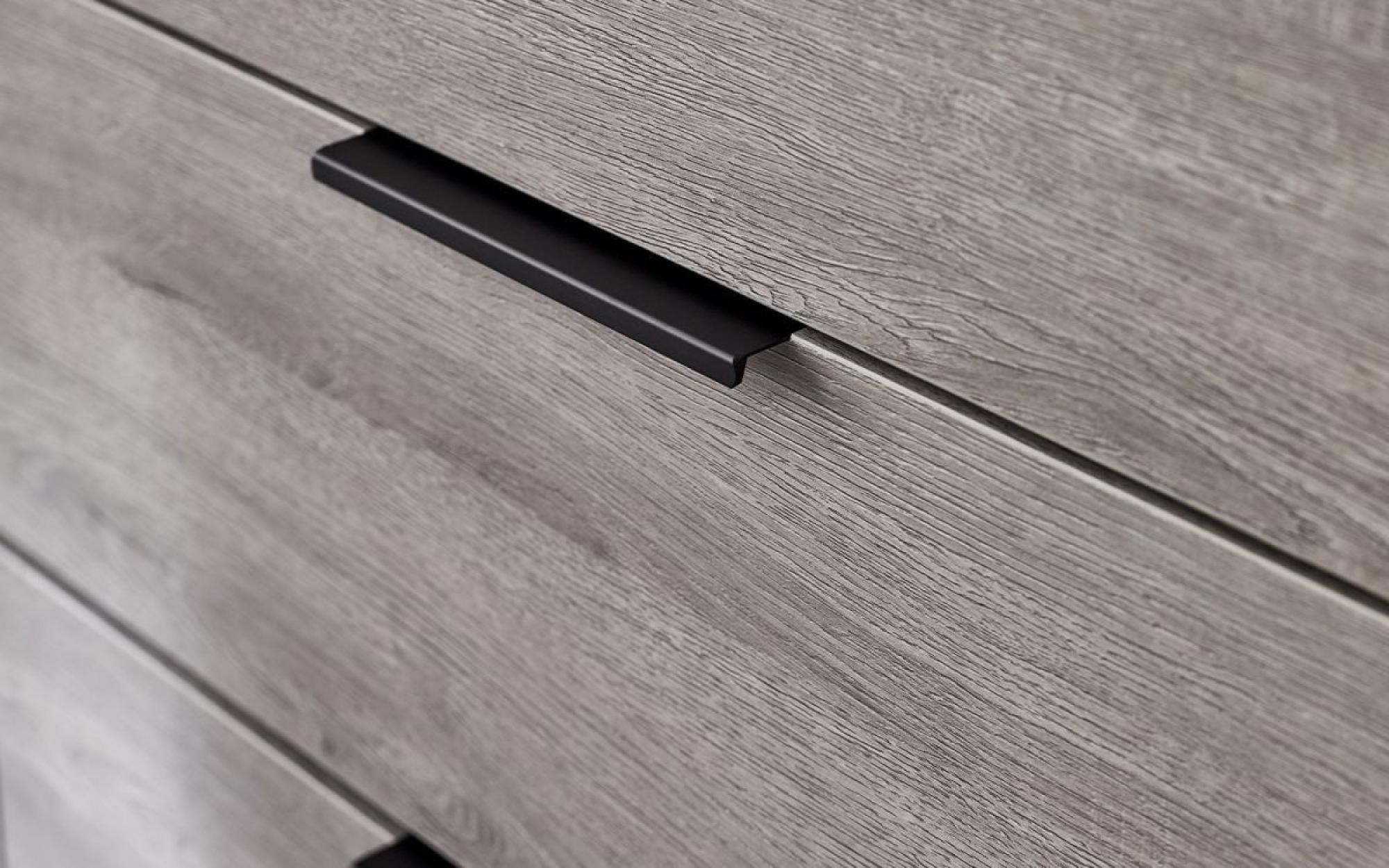 Product photograph of Bali Grey Oak 6 Drawer Wide Chest from Choice Furniture Superstore.