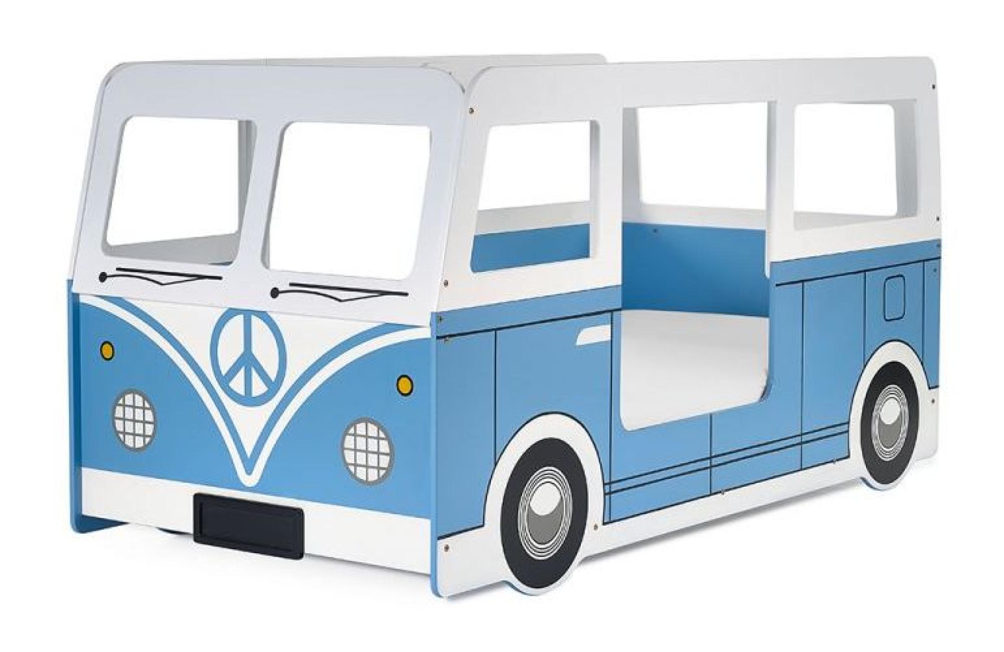 Product photograph of Campervan Light Blue Kids Bunk Bed from Choice Furniture Superstore.