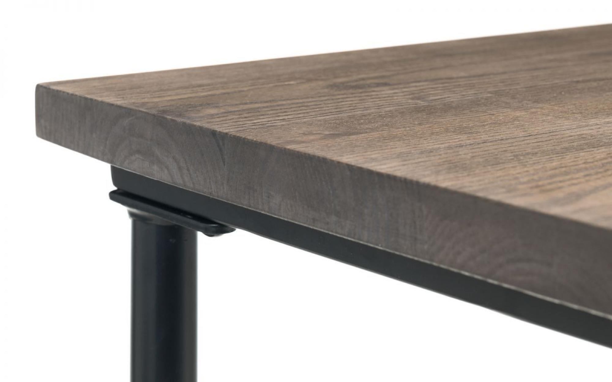 Product photograph of Carnegie Elm Wood Industrial Desk from Choice Furniture Superstore.