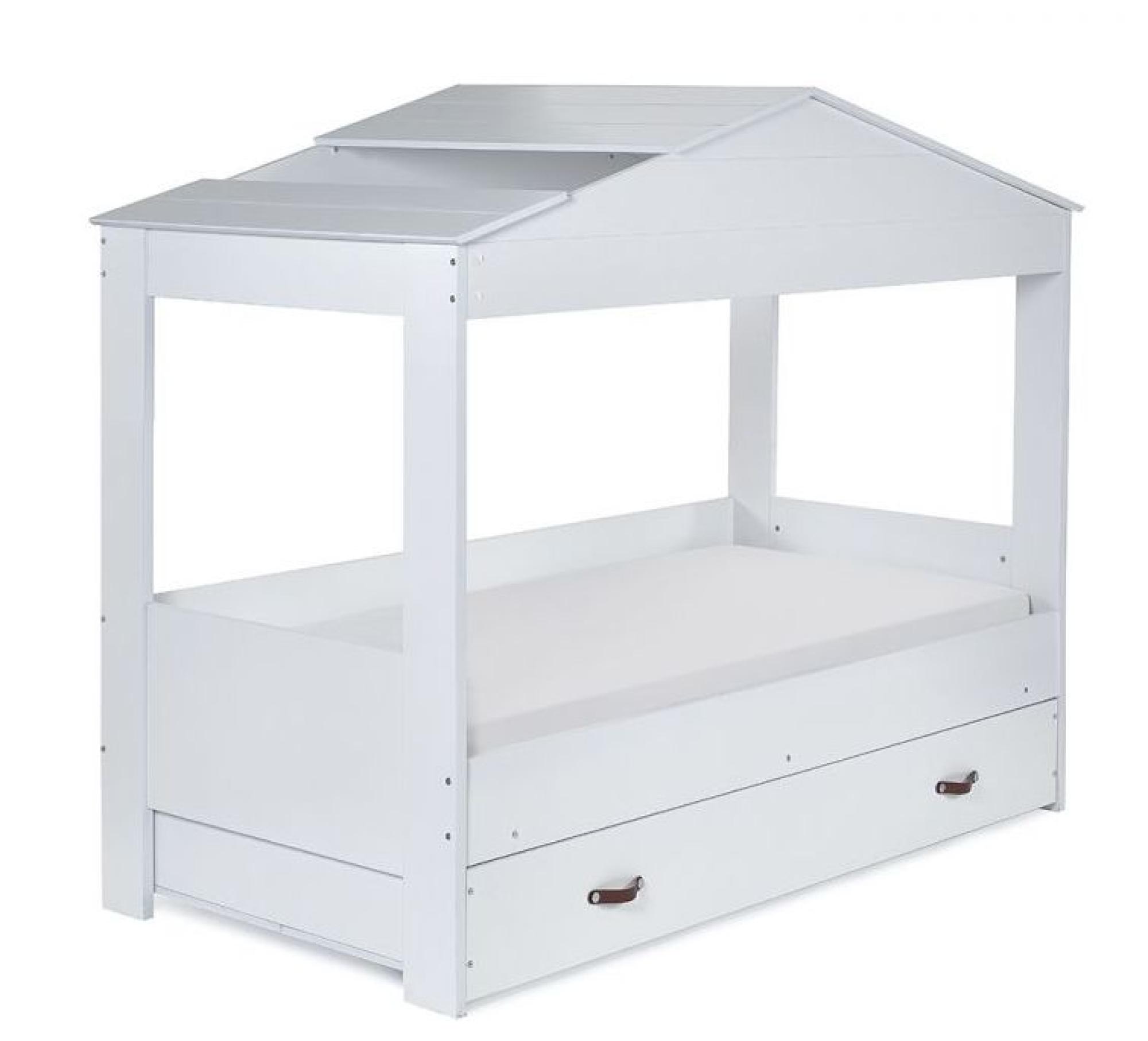 Product photograph of Hazel White 100cm Kids Low Sleeper Bed from Choice Furniture Superstore.