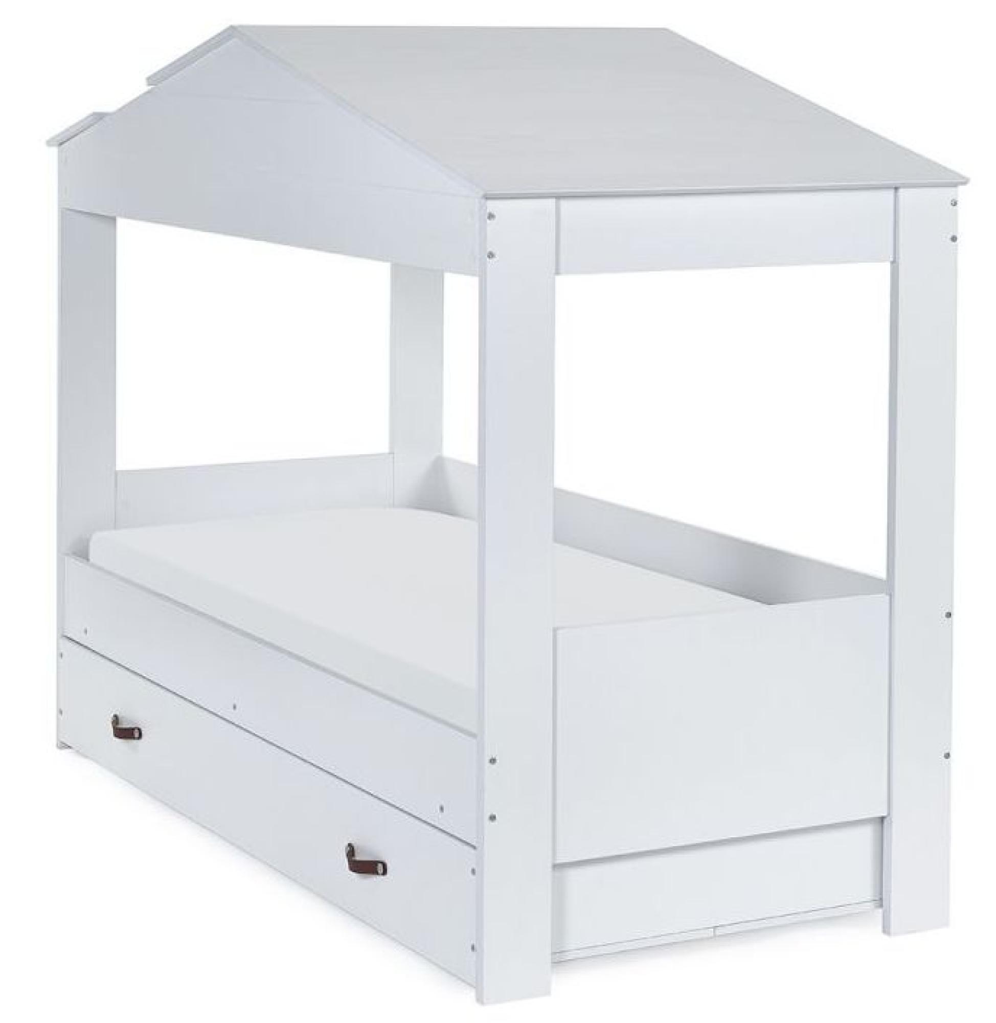 Product photograph of Hazel White 100cm Kids Low Sleeper Bed from Choice Furniture Superstore.