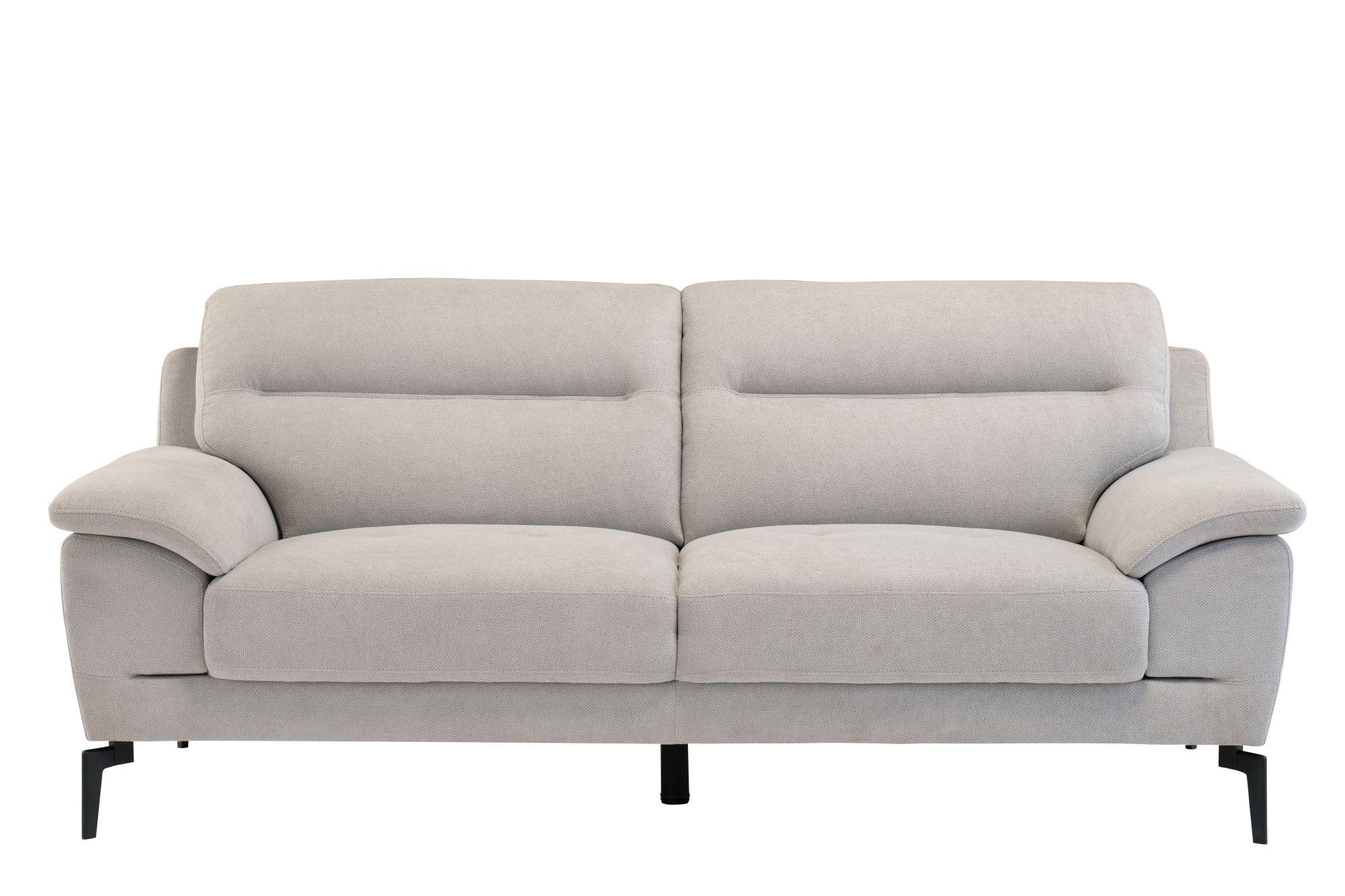 Product photograph of Mia Light Grey Fabric 3 2 Seater Sofa Set from Choice Furniture Superstore.