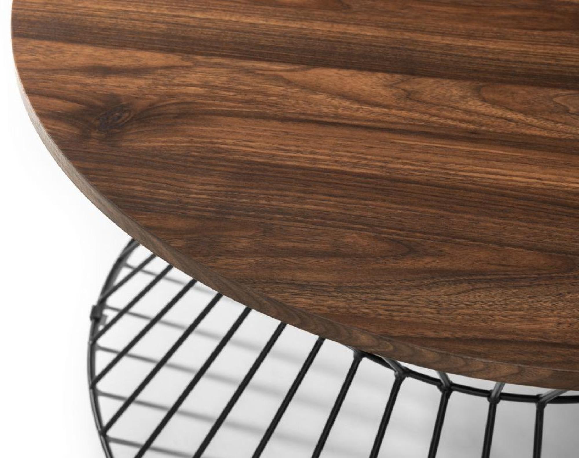 Product photograph of Jersey Walnut Round Coffee Table from Choice Furniture Superstore.