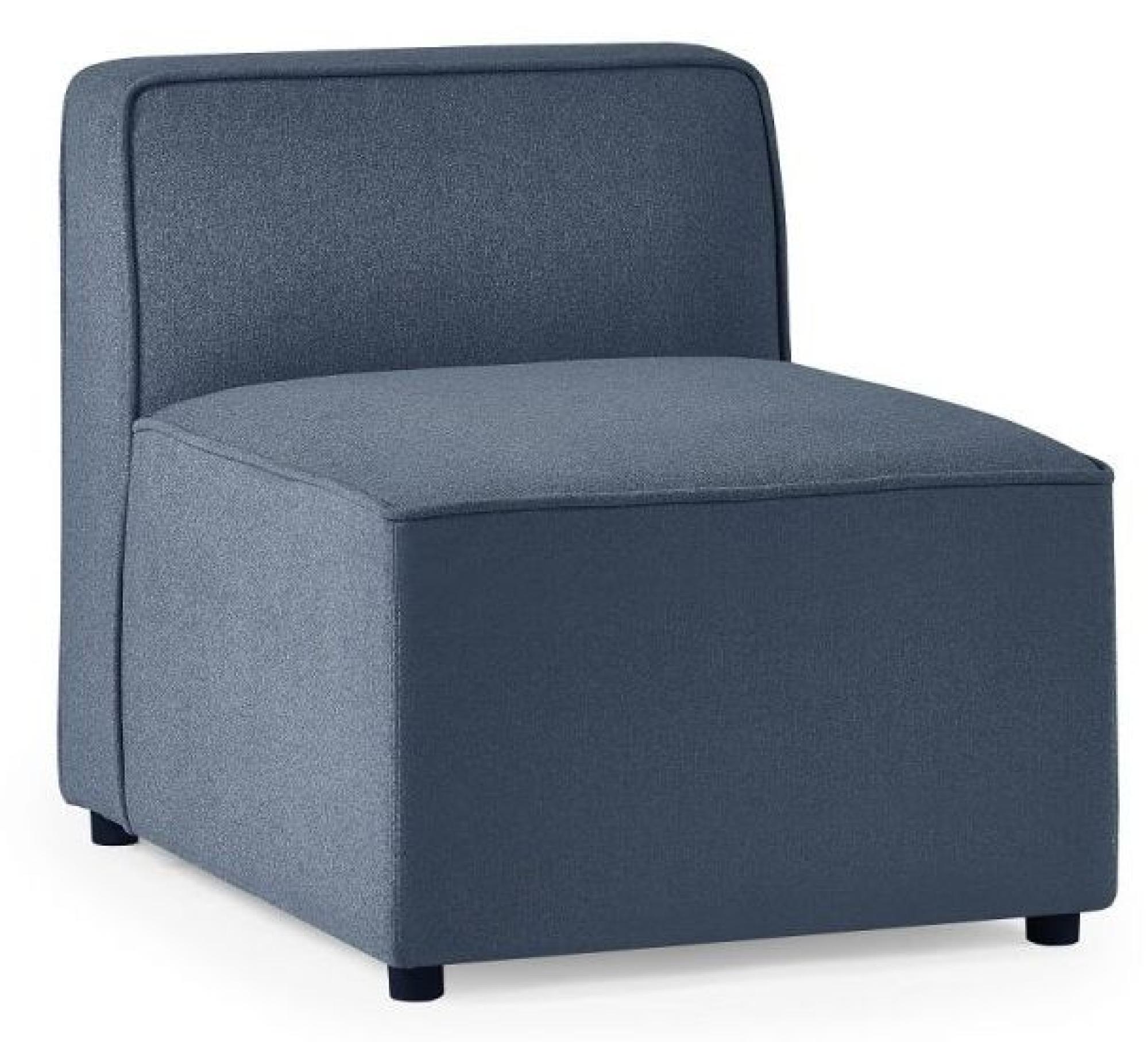 Product photograph of Lago Blue Combination Corner Sofa from Choice Furniture Superstore.