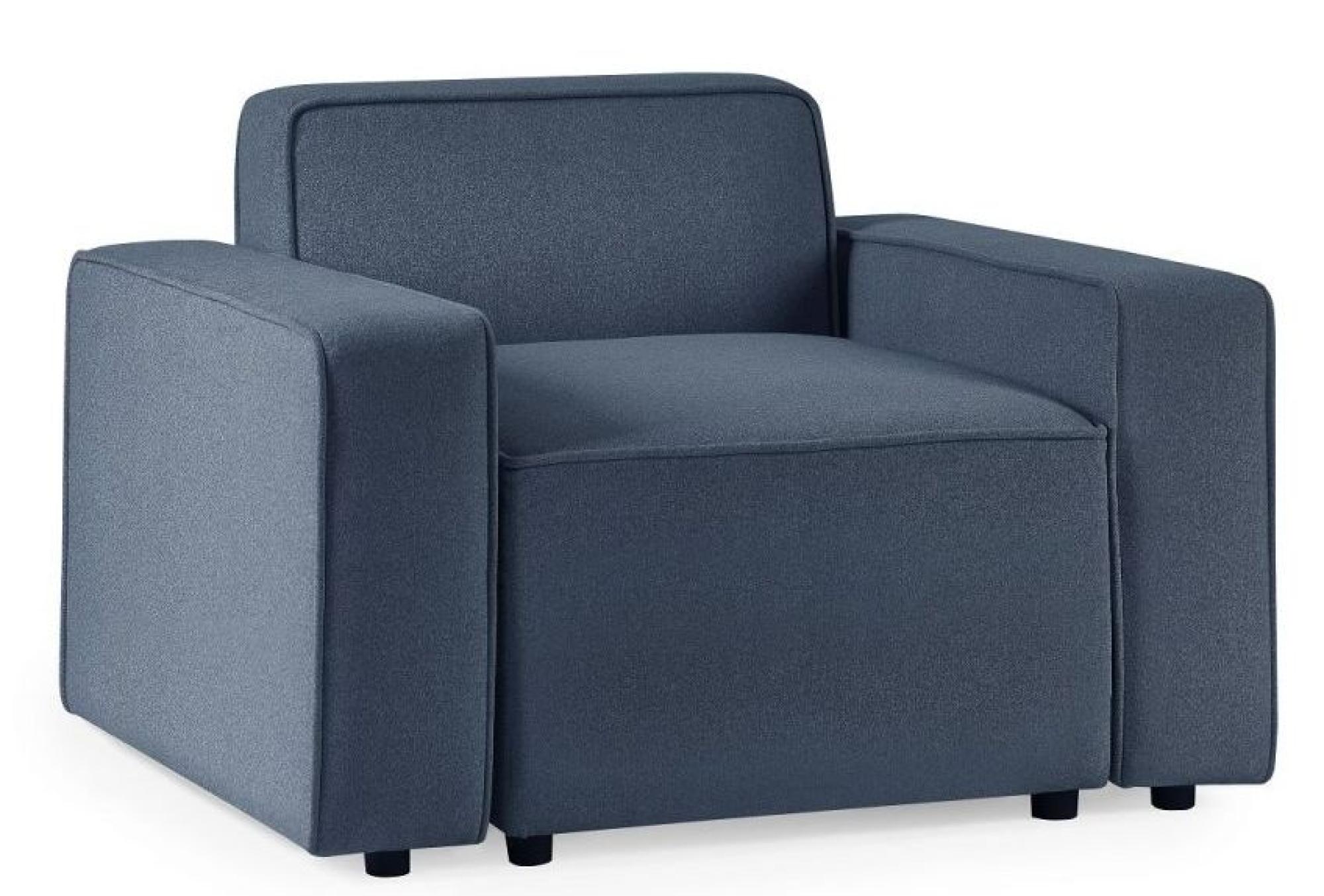 Product photograph of Lago Blue Combination Corner Sofa from Choice Furniture Superstore.