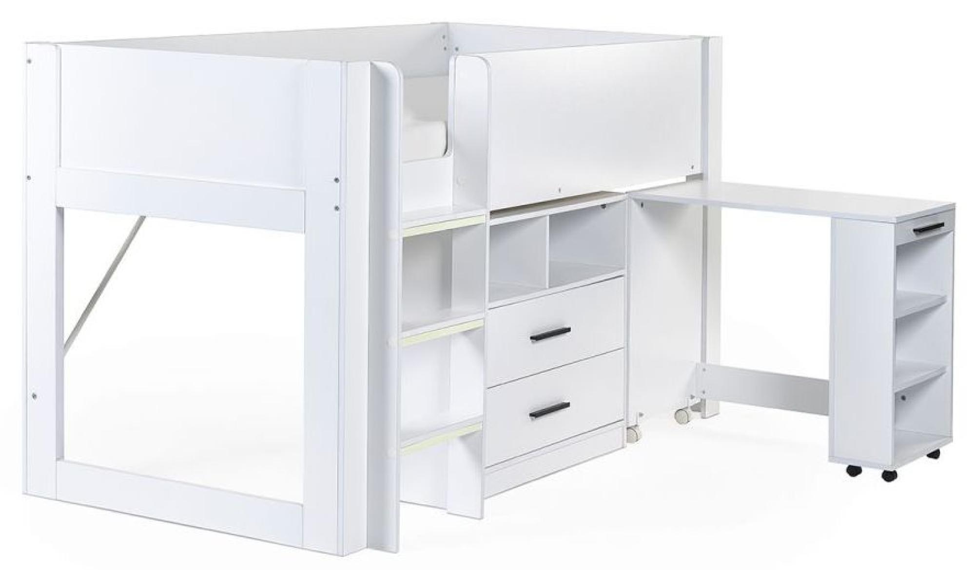 Product photograph of Otis White Kids Midsleeper Bed from Choice Furniture Superstore.