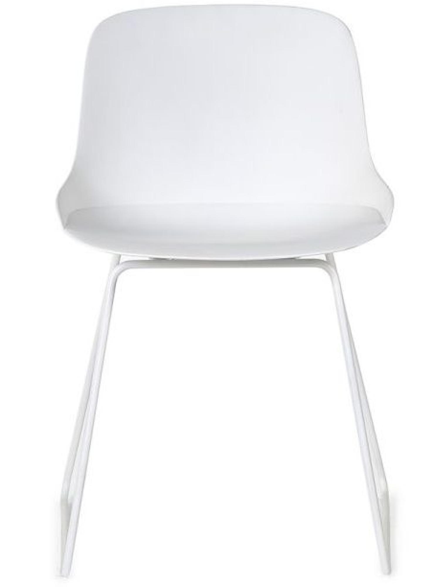 Product photograph of 2 X Rocco White Plastic Dining Chairs from Choice Furniture Superstore.
