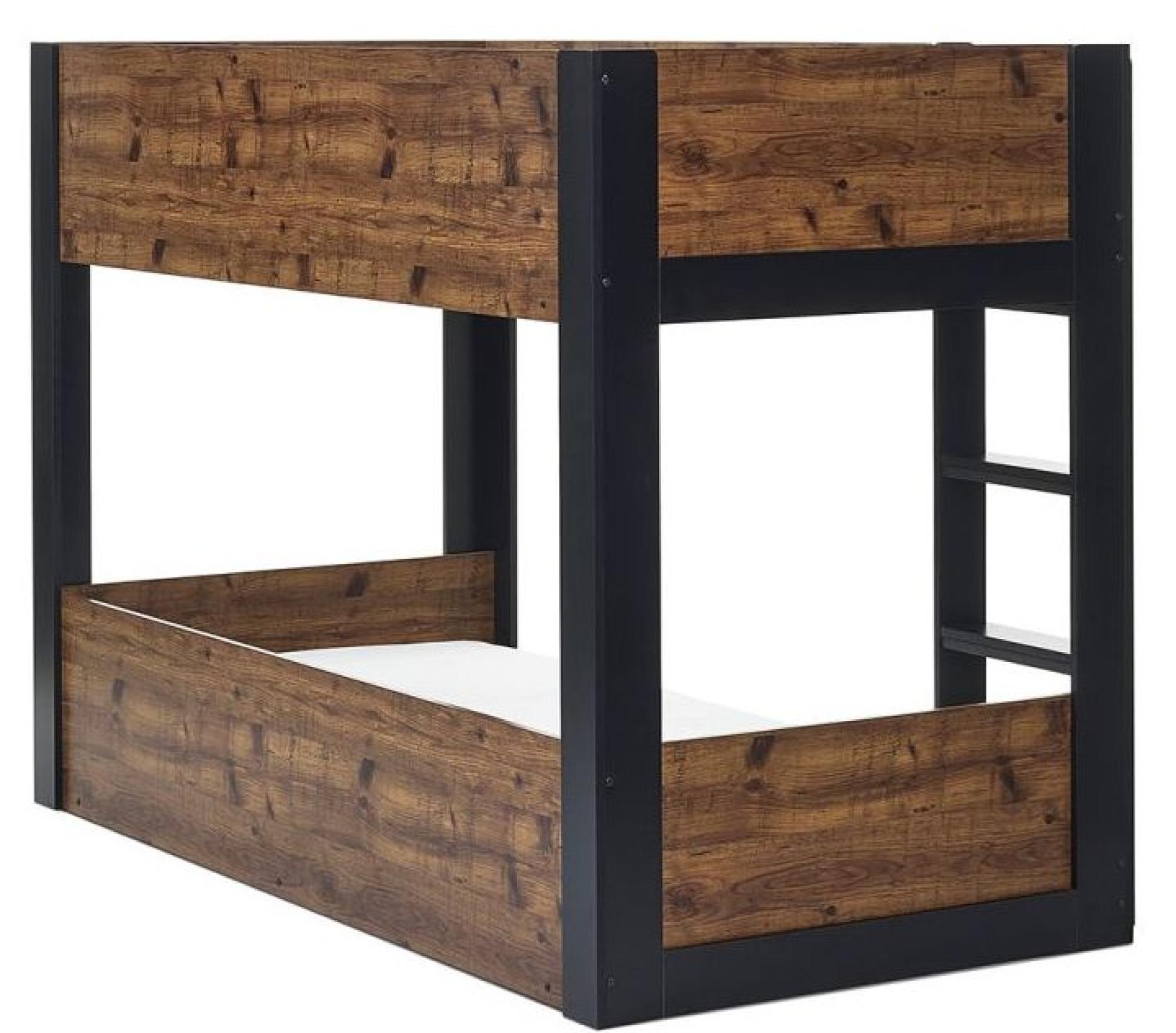 Product photograph of Solomon Rustic Bunk Bed from Choice Furniture Superstore.