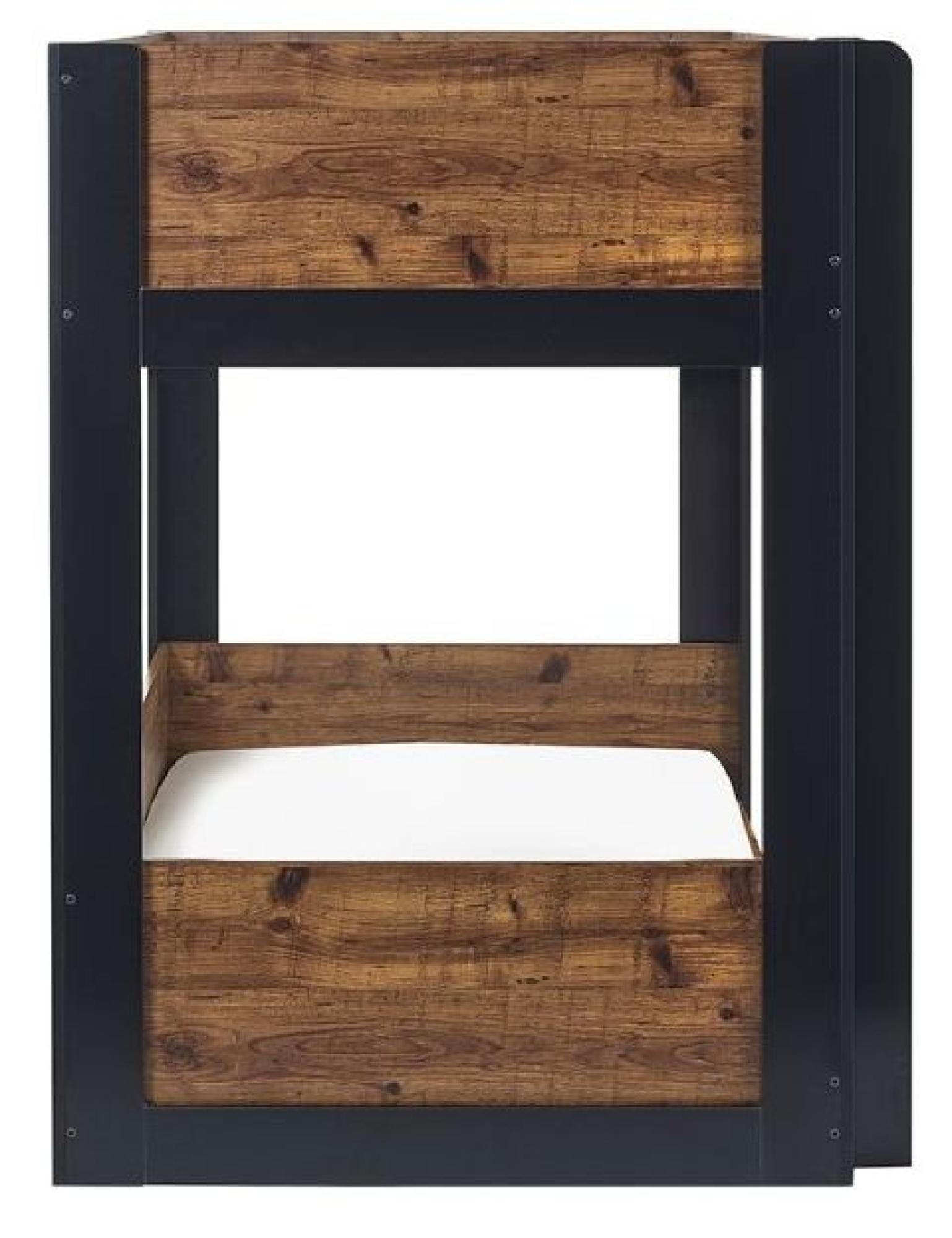 Product photograph of Solomon Rustic Bunk Bed from Choice Furniture Superstore.