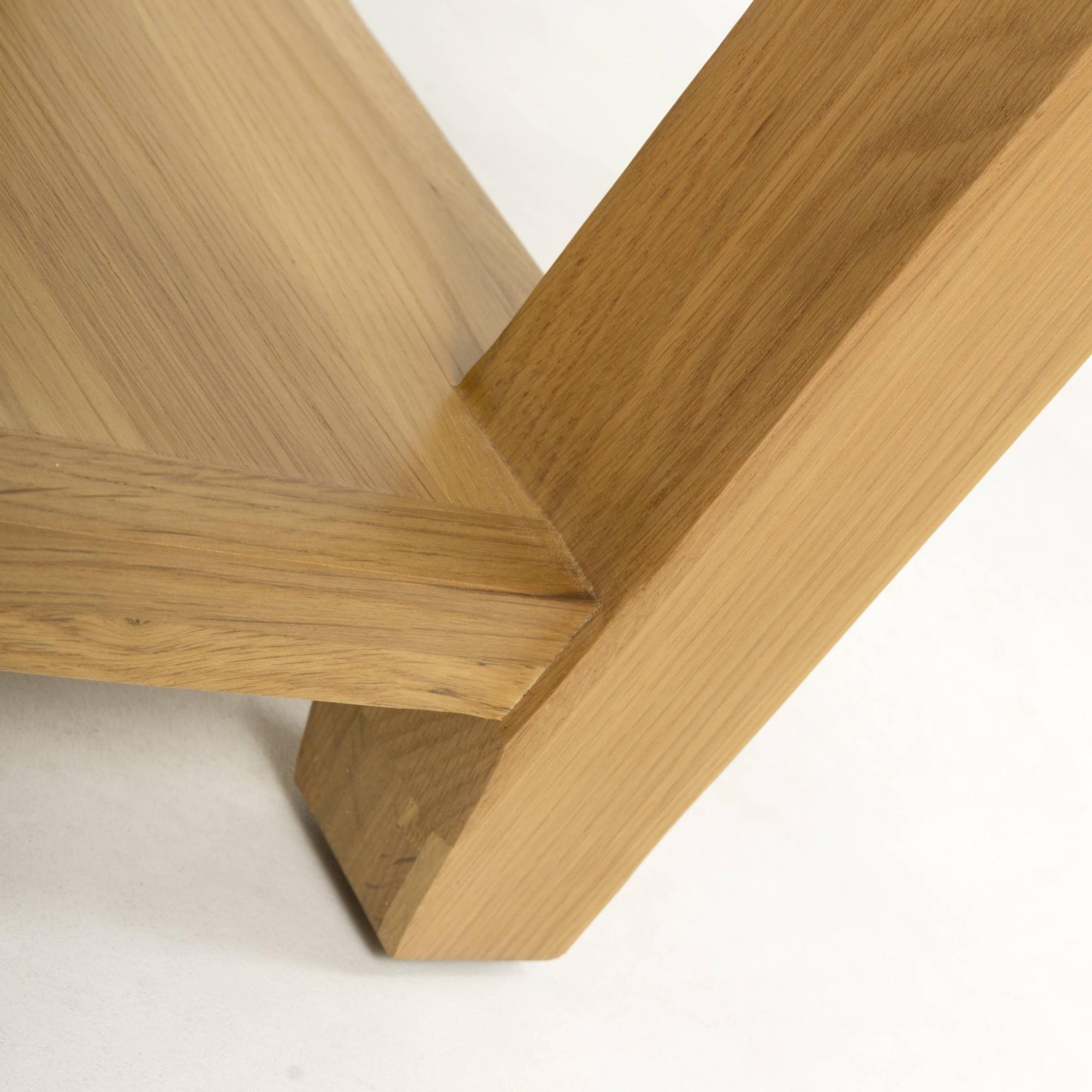 Product photograph of Madrid Oak End Table from Choice Furniture Superstore.