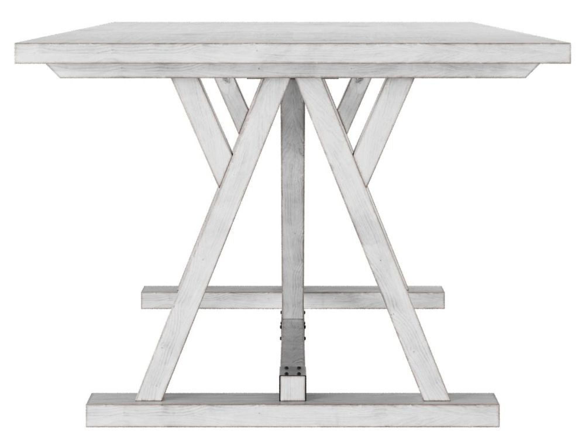 Product photograph of Clearance - Farmhouse White Mango Wood 8 Seater Dining Table - Brand New Item from Choice Furniture Superstore.