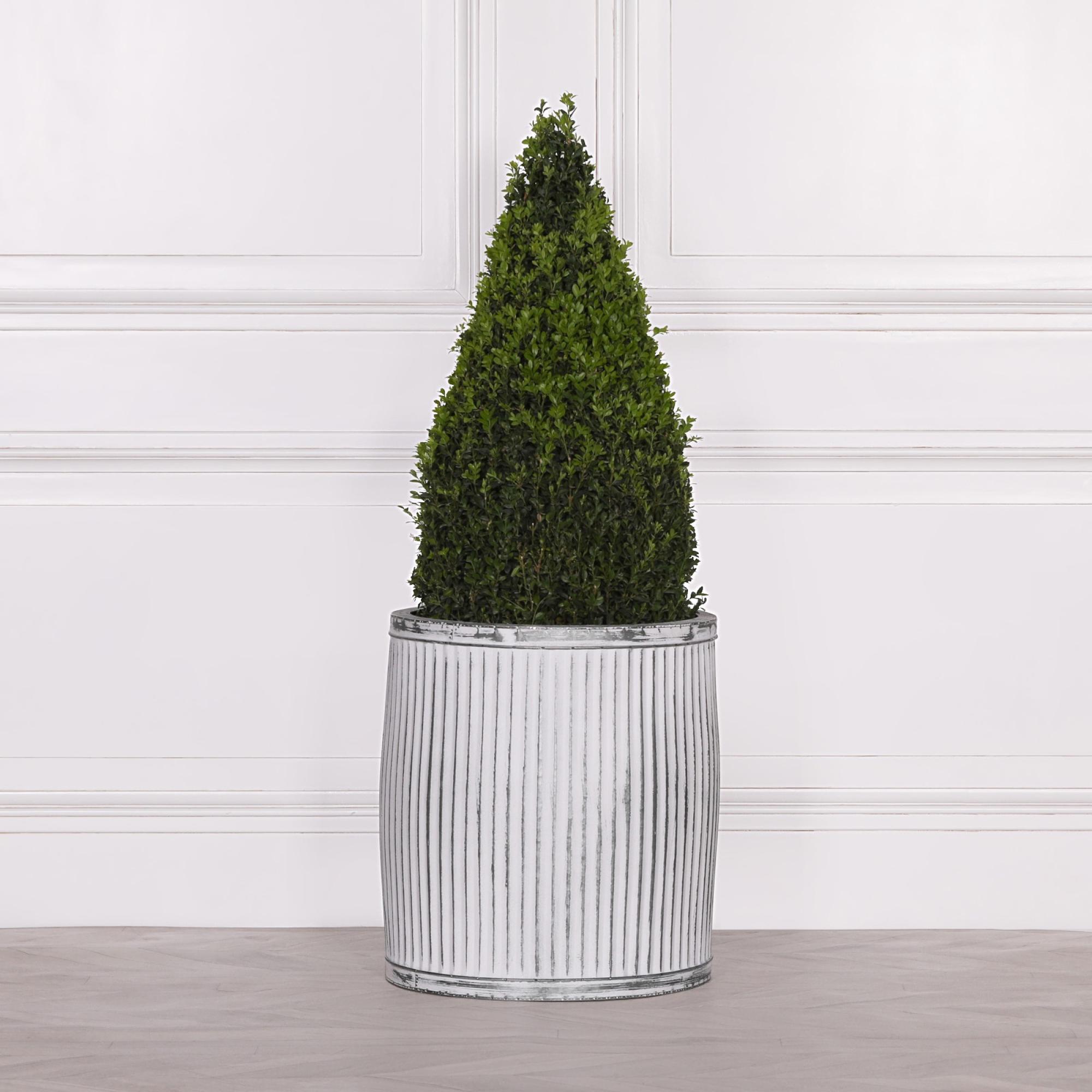 Product photograph of Cardiff Round Tub Metal Large Planter from Choice Furniture Superstore.