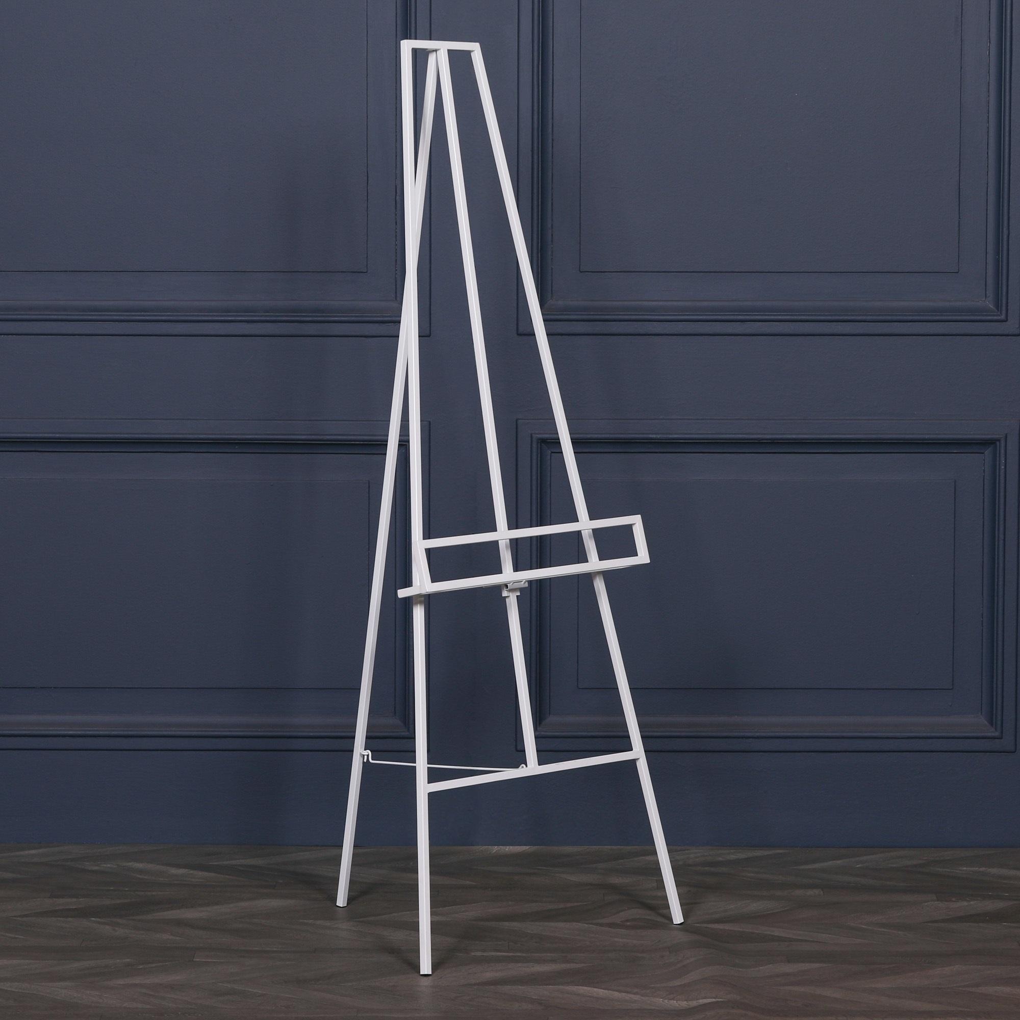 Product photograph of White Metal Easel from Choice Furniture Superstore.