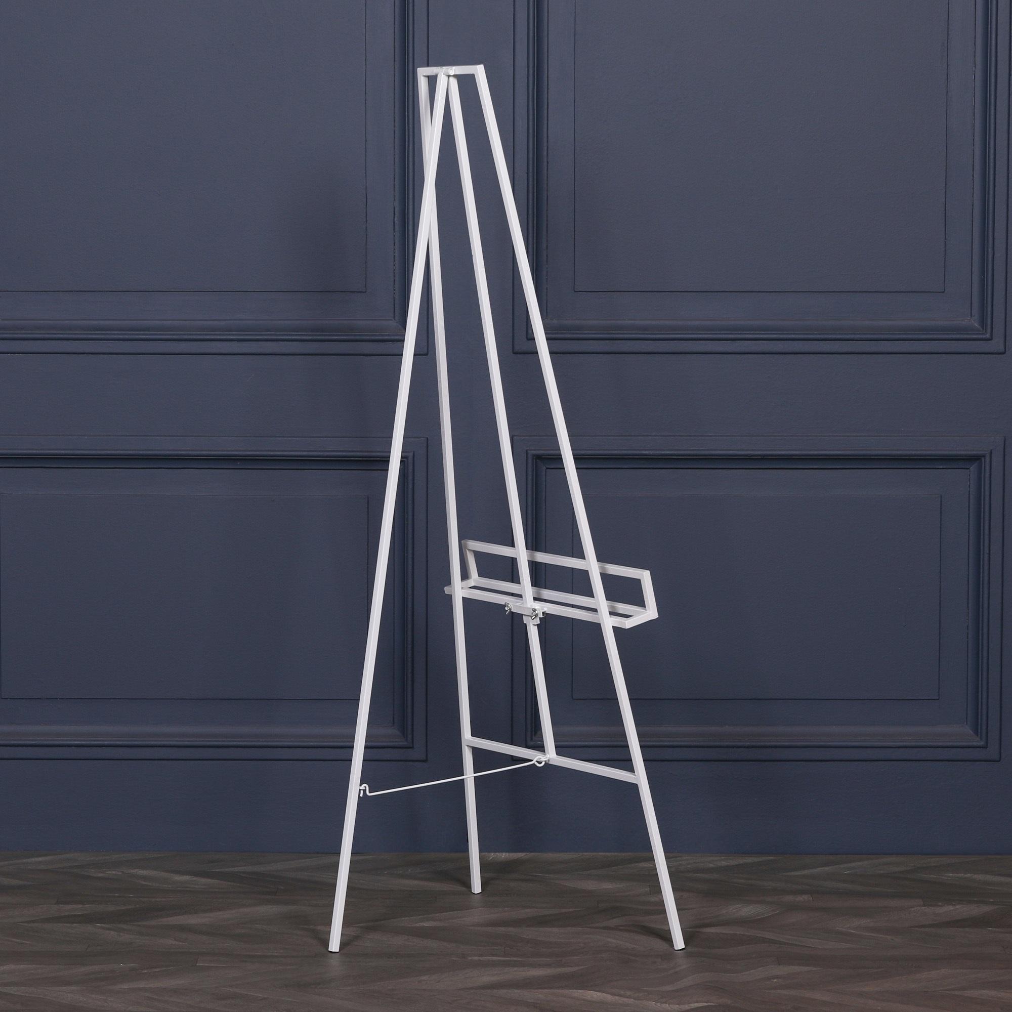 Product photograph of White Metal Easel from Choice Furniture Superstore.