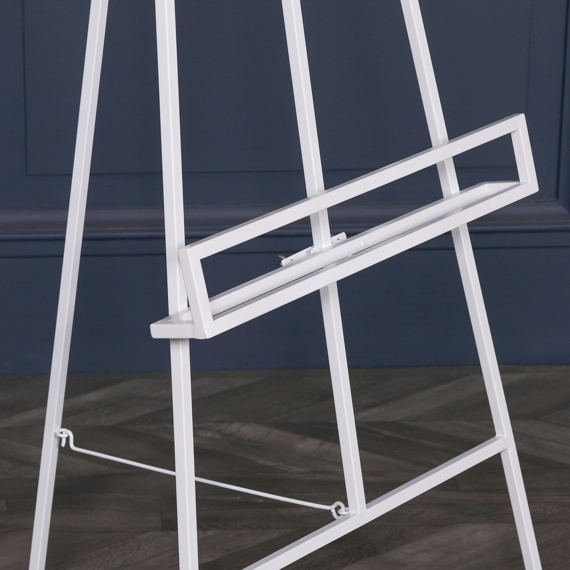 Product photograph of White Metal Easel from Choice Furniture Superstore.