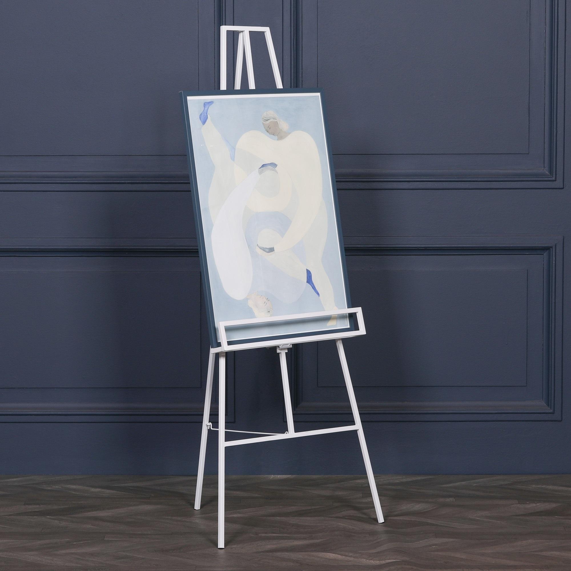 Product photograph of White Metal Easel from Choice Furniture Superstore.