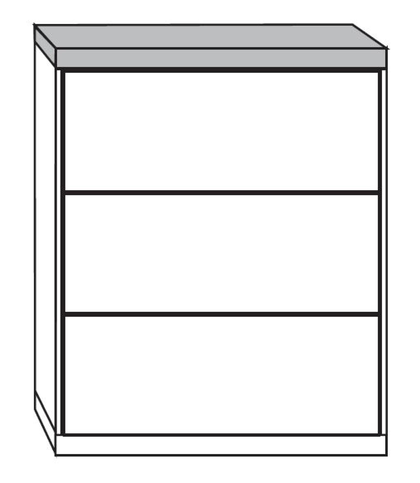 Product photograph of Wiemann Suffolk 3 Drawer Bedside Cabinet In Sage Green from Choice Furniture Superstore.