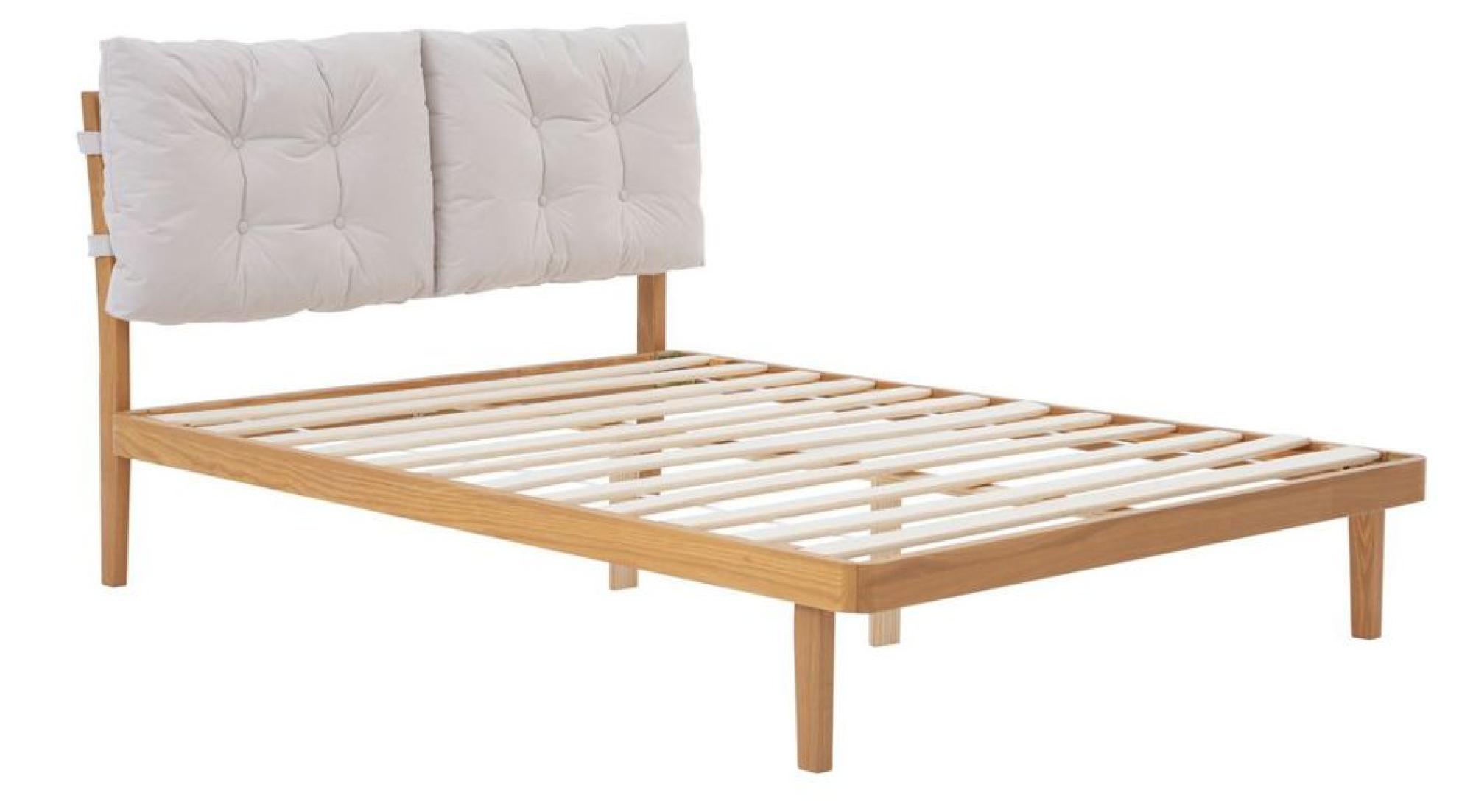 Product photograph of Ander Oak Bed - Sizes Available from Choice Furniture Superstore.