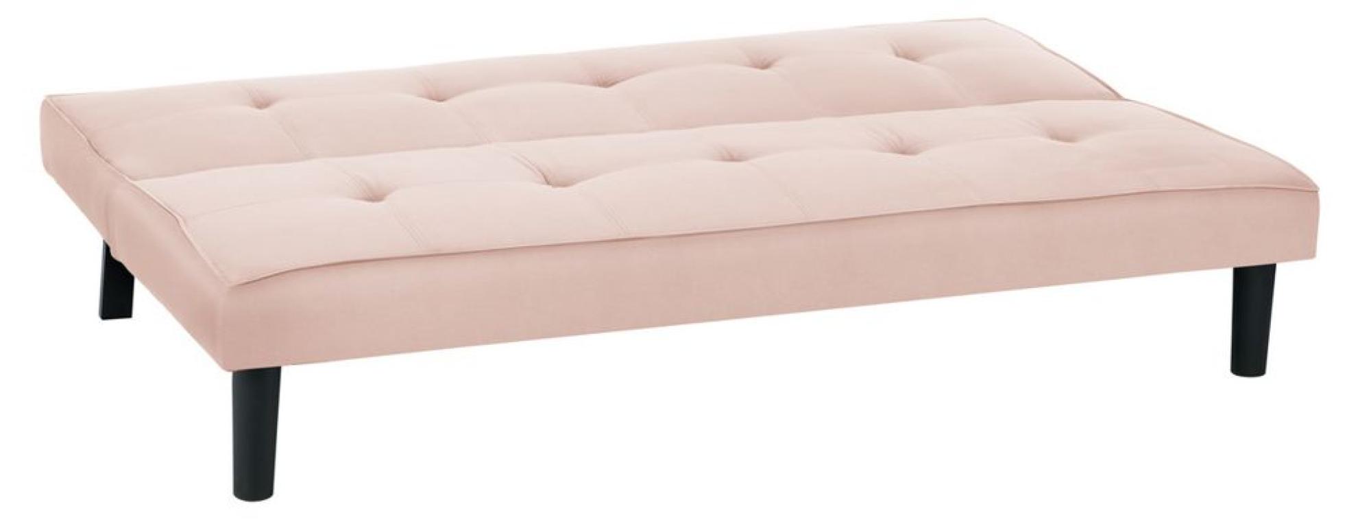 Product photograph of Aurora Blush Pink Fabric Sofa Bed from Choice Furniture Superstore.