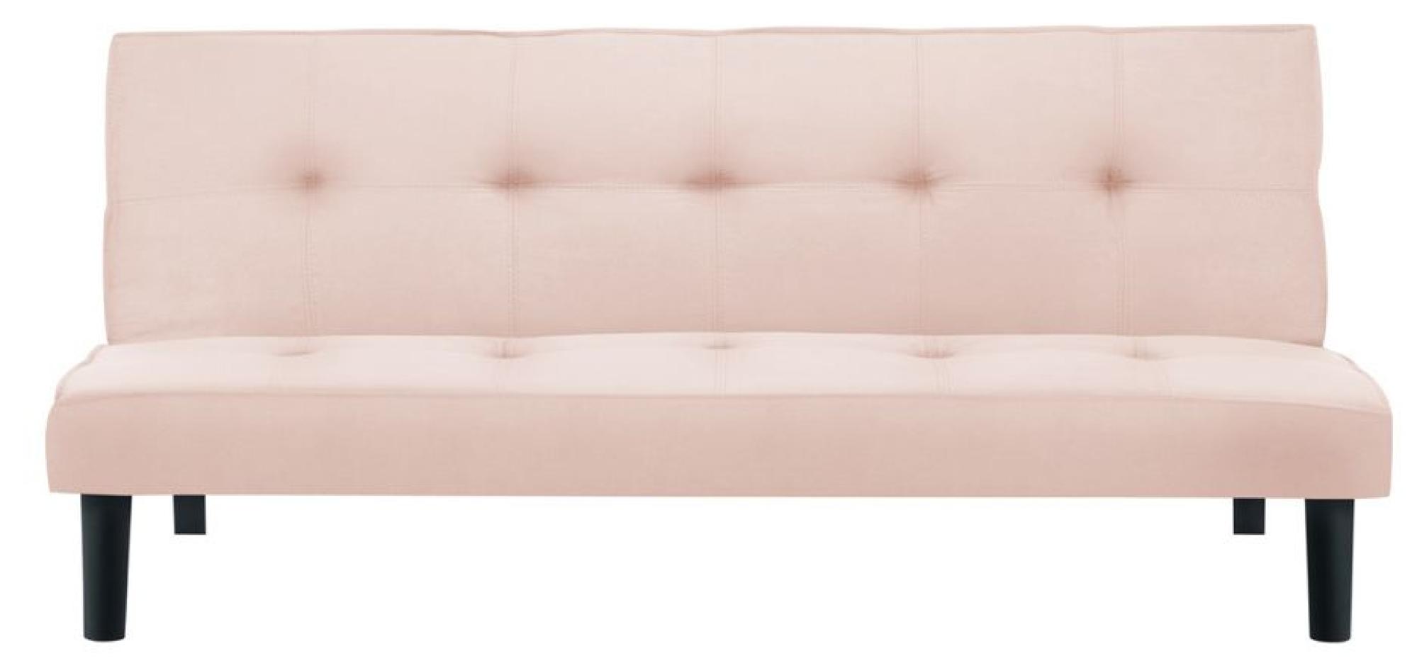 Product photograph of Aurora Blush Pink Fabric Sofa Bed from Choice Furniture Superstore.