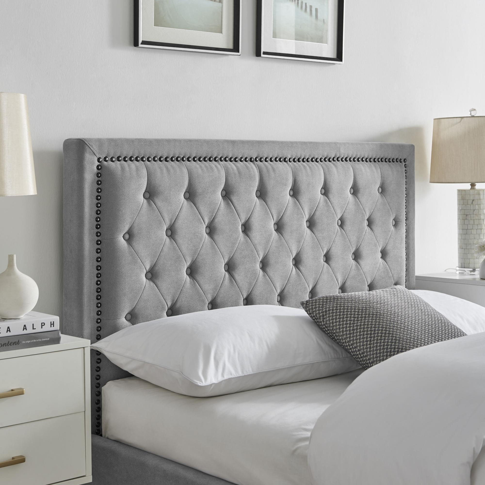 Product photograph of Limelight Rhea Light Grey Fabric Bed - Sizes Available from Choice Furniture Superstore.