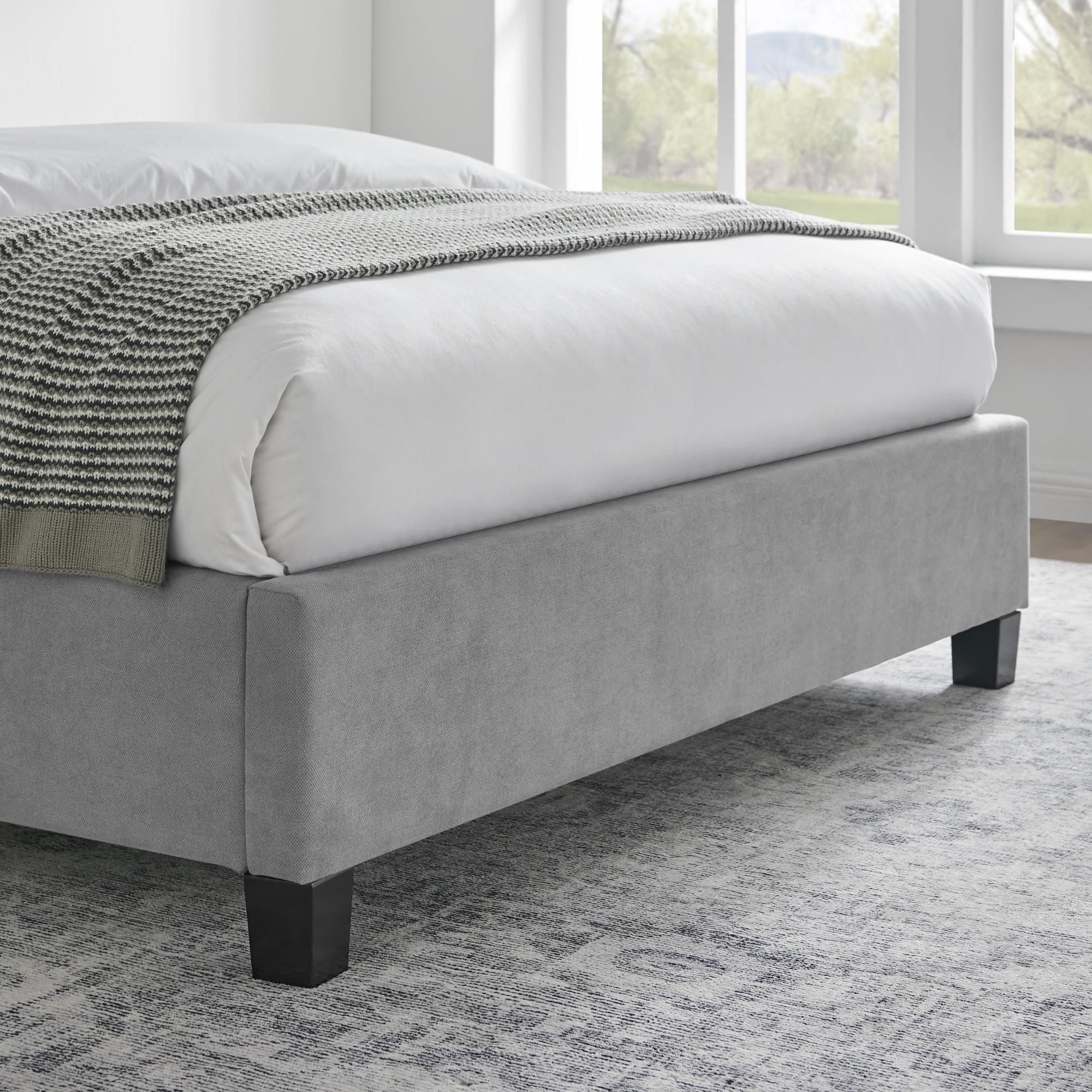 Product photograph of Limelight Rhea Light Grey Fabric Bed - Sizes Available from Choice Furniture Superstore.