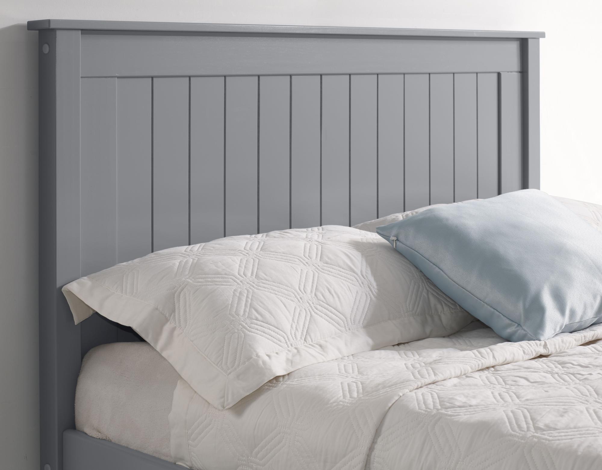 Product photograph of Limelight Taurus Grey Low Footend Wooden Bed - Sizes Available from Choice Furniture Superstore.