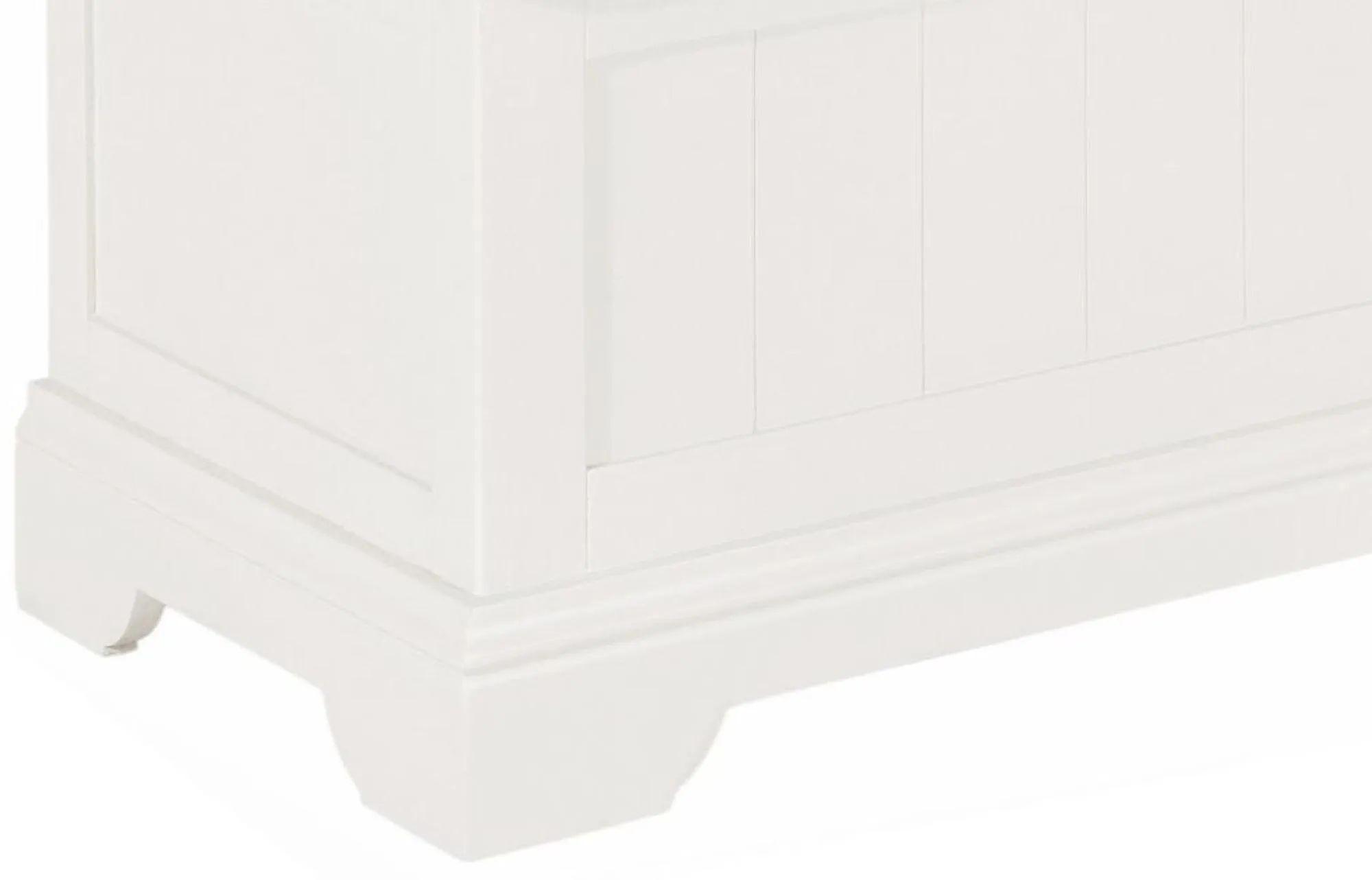 Product photograph of Clearance - Lily White Painted Ottoman - Fss15711 from Choice Furniture Superstore.