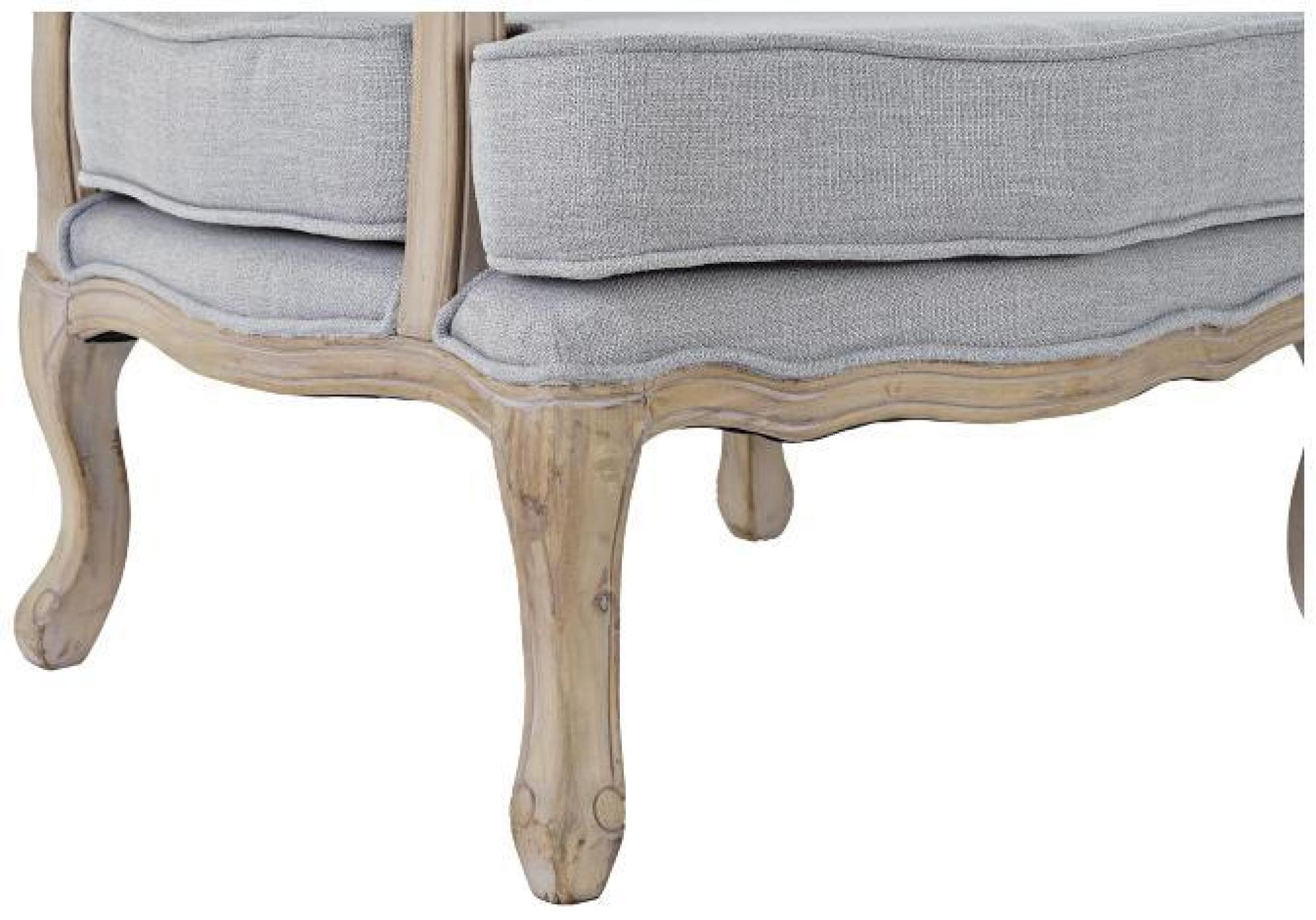 Product photograph of Artisan Light Grey Fabric Armchair from Choice Furniture Superstore.
