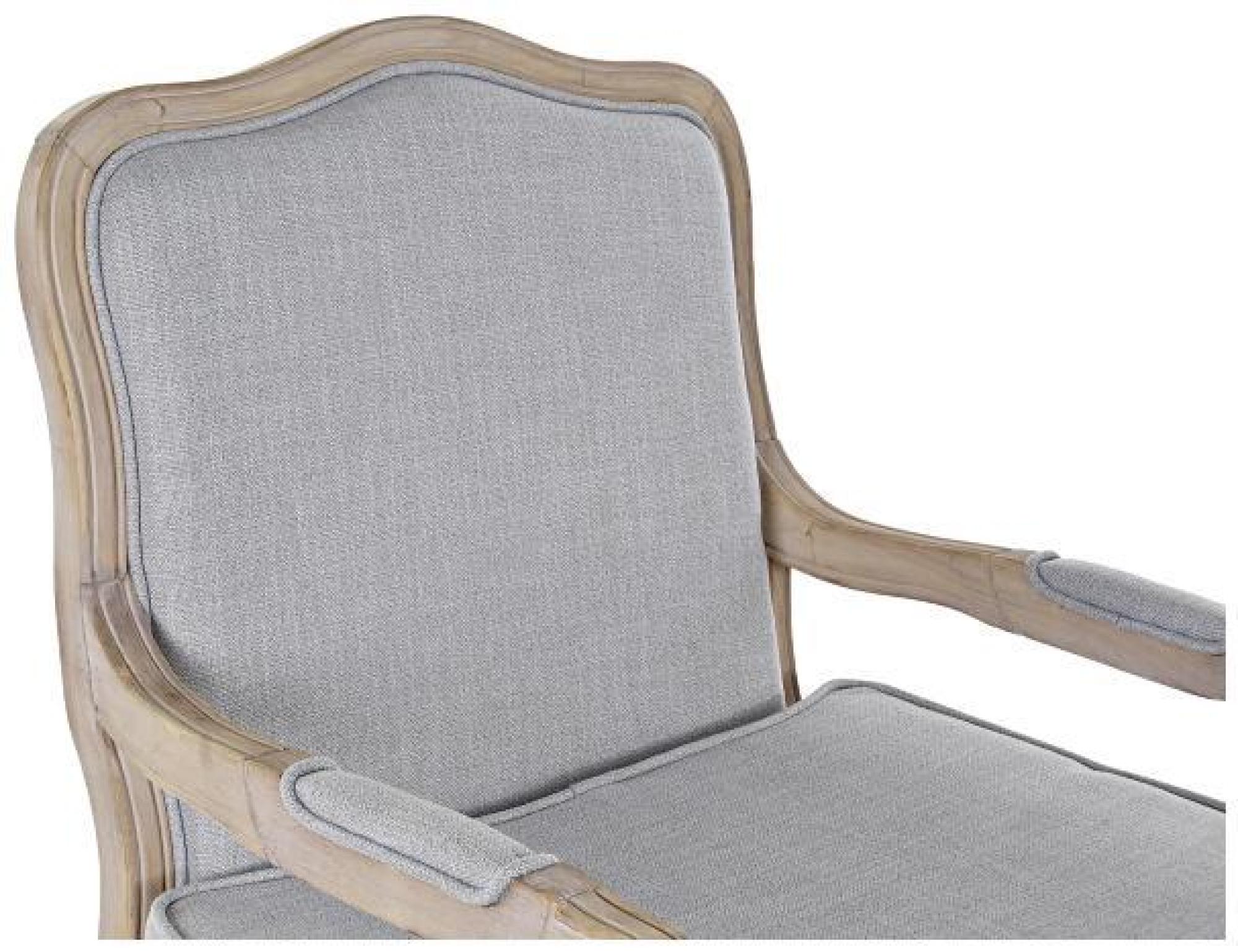 Product photograph of Artisan Light Grey Fabric Armchair from Choice Furniture Superstore.