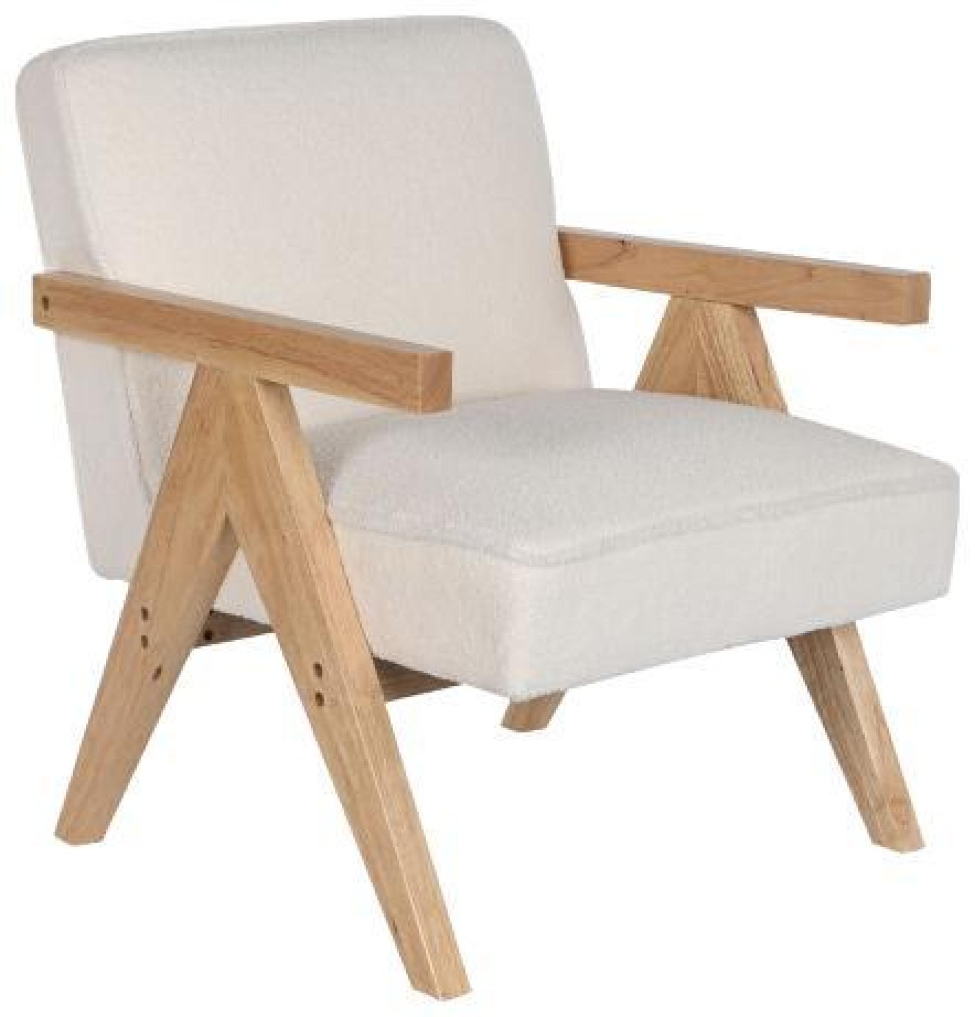 Product photograph of Sixties White Fabric Armchair from Choice Furniture Superstore.