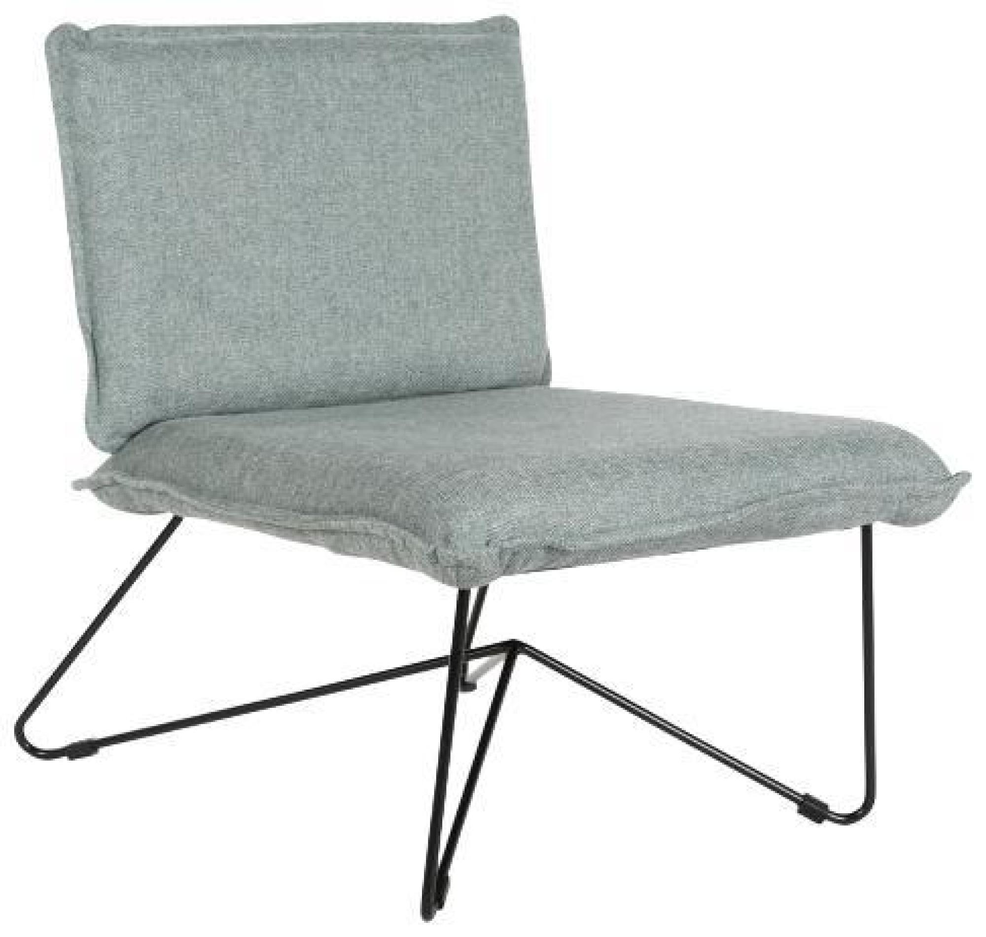 Product photograph of Terra Mint Green Fabric Lounge With Black Hairpin Legs from Choice Furniture Superstore.