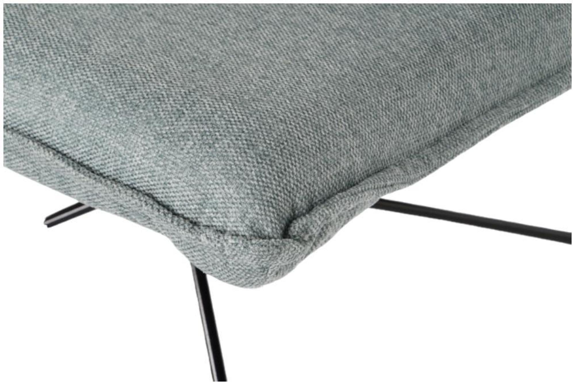 Product photograph of Terra Mint Green Fabric Lounge With Black Hairpin Legs from Choice Furniture Superstore.